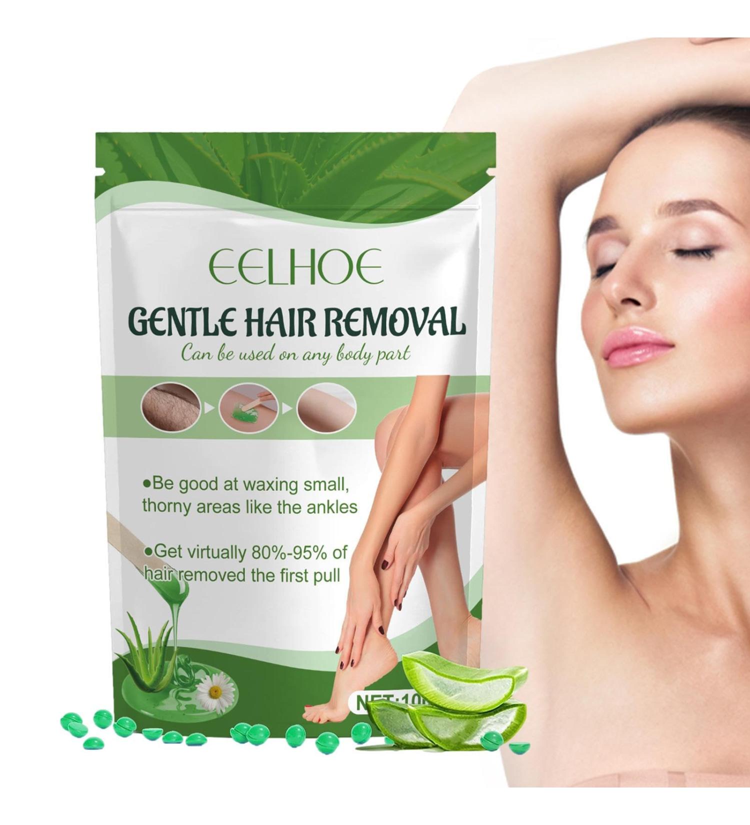 Wake Beads for Hair Removal | Aloe Vera Pain-Free Wax Pearls for Sensitive Skin - Ideal for Bikini Legs Arms & Armpits - Buy Online on SooperMarket.com