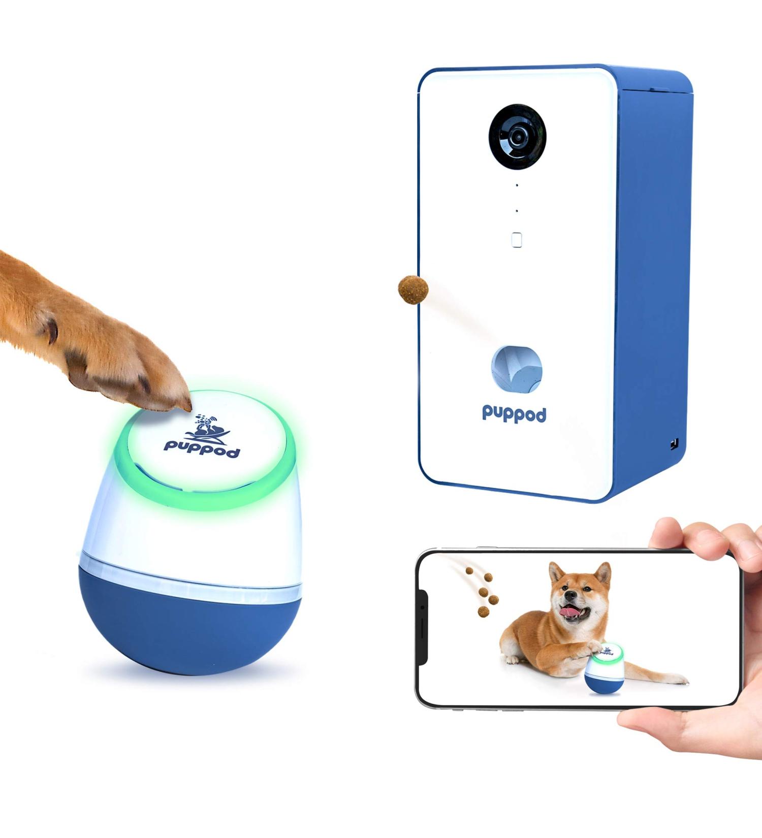 PupPod Gaming System for Dogs - Interactive Training Toy with Video Feeder & Mobile App - Buy Online on SooperMarket.com