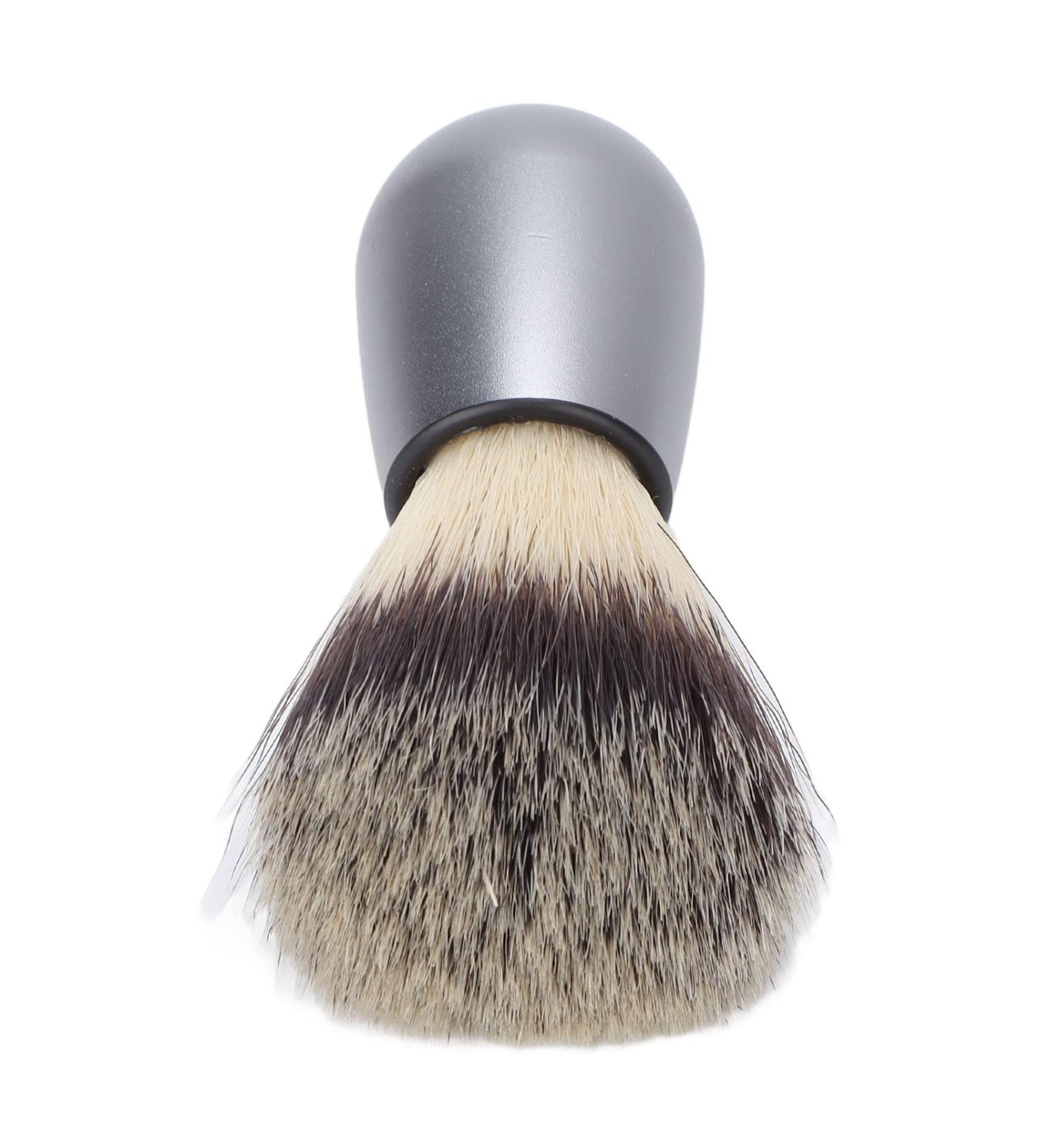 Portable Professional Shaving Foam Brush - Soft Synthetic Beard-Razor Brush for Salon & Travel with Strong Water Absorption - Buy Online on SooperMarket.com