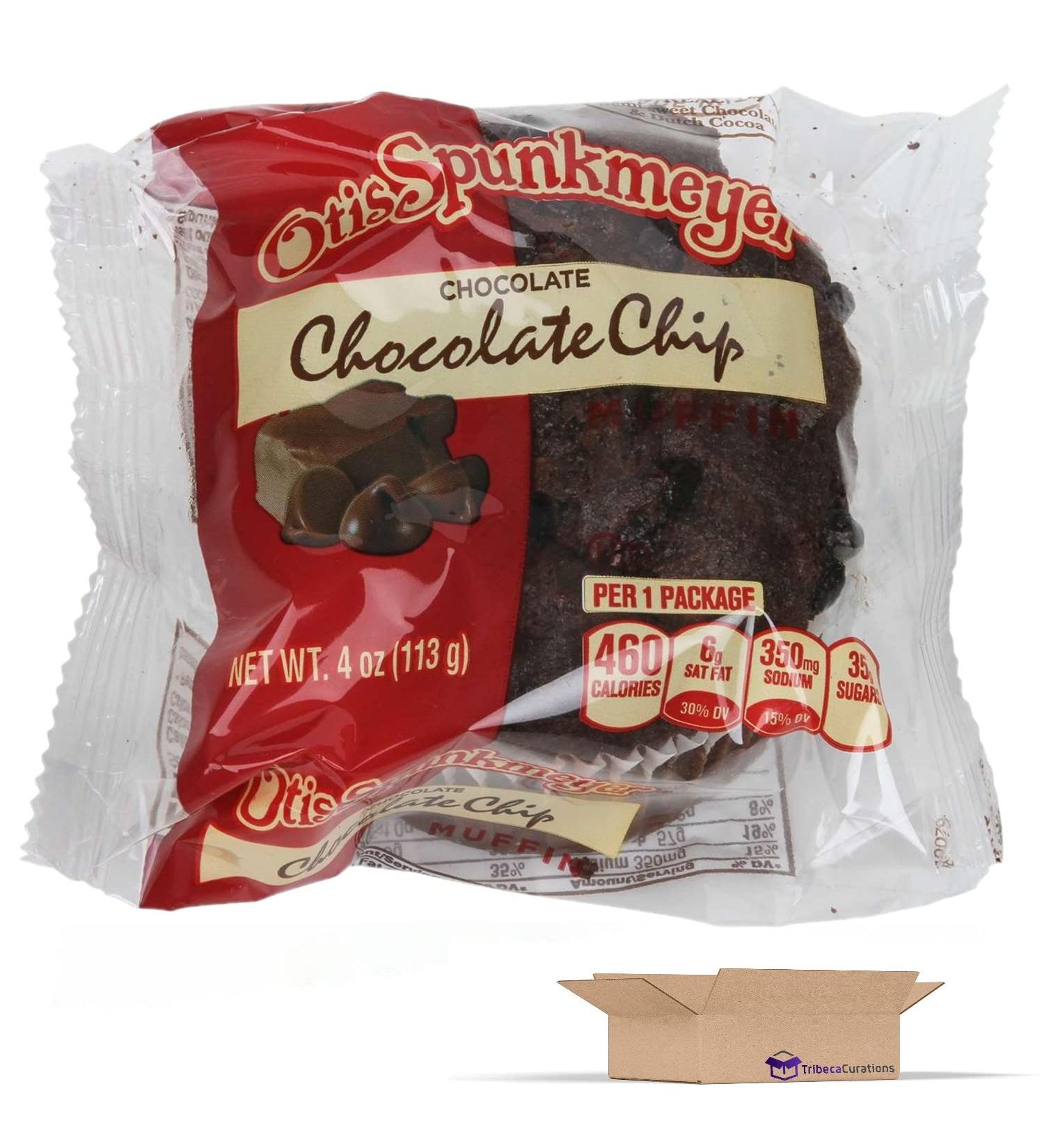 Otis Spunkmeyer Individually Wrapped Muffins | Chocolate Chocolate Chip | 4 Ounce | Pack of 12 - Buy Online on SooperMarket.com