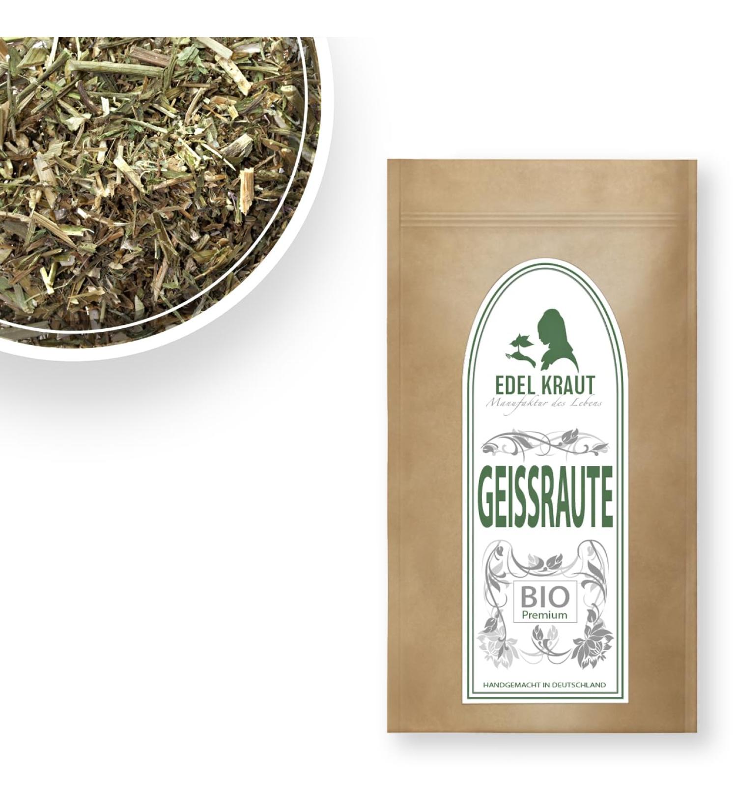 EDEL KRAUT | 100% Organic Goats Rue Tea - Premium Herb Cut Additive-Free - 100g Organic Goats Rue Herbal Tea for Natural Wellness - Buy Online on SooperMarket.com