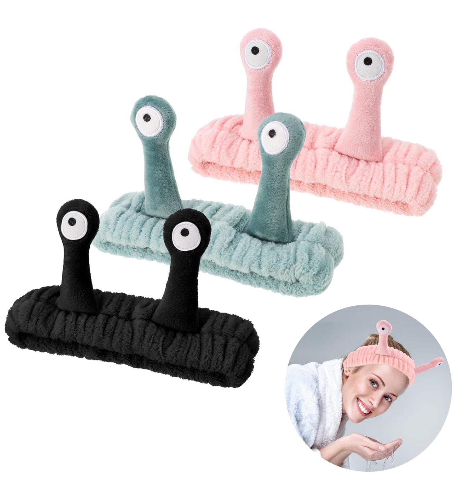 Heyu-Lotus 3 PCS Face Wash Headband Set - Elastic Coral Fleece Makeup Headbands for Women - Ideal for Skincare, Shower, and Sports - Buy Online on SooperMarket.com
