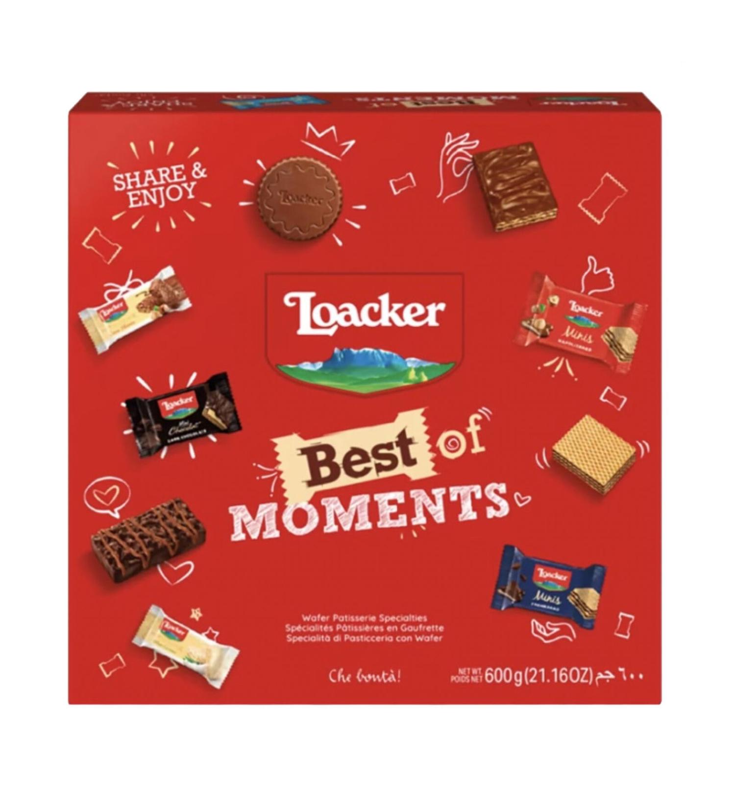 Best of Moments Collection Variety Pack of Wafers & Chocolates (65 Pieces) by Loacker - Pack of 12 Different Irresistible Flavors and Exquisite Treats | Individually Wrapped Italian Delights by Swiss+ - Buy Online on SooperMarket.com