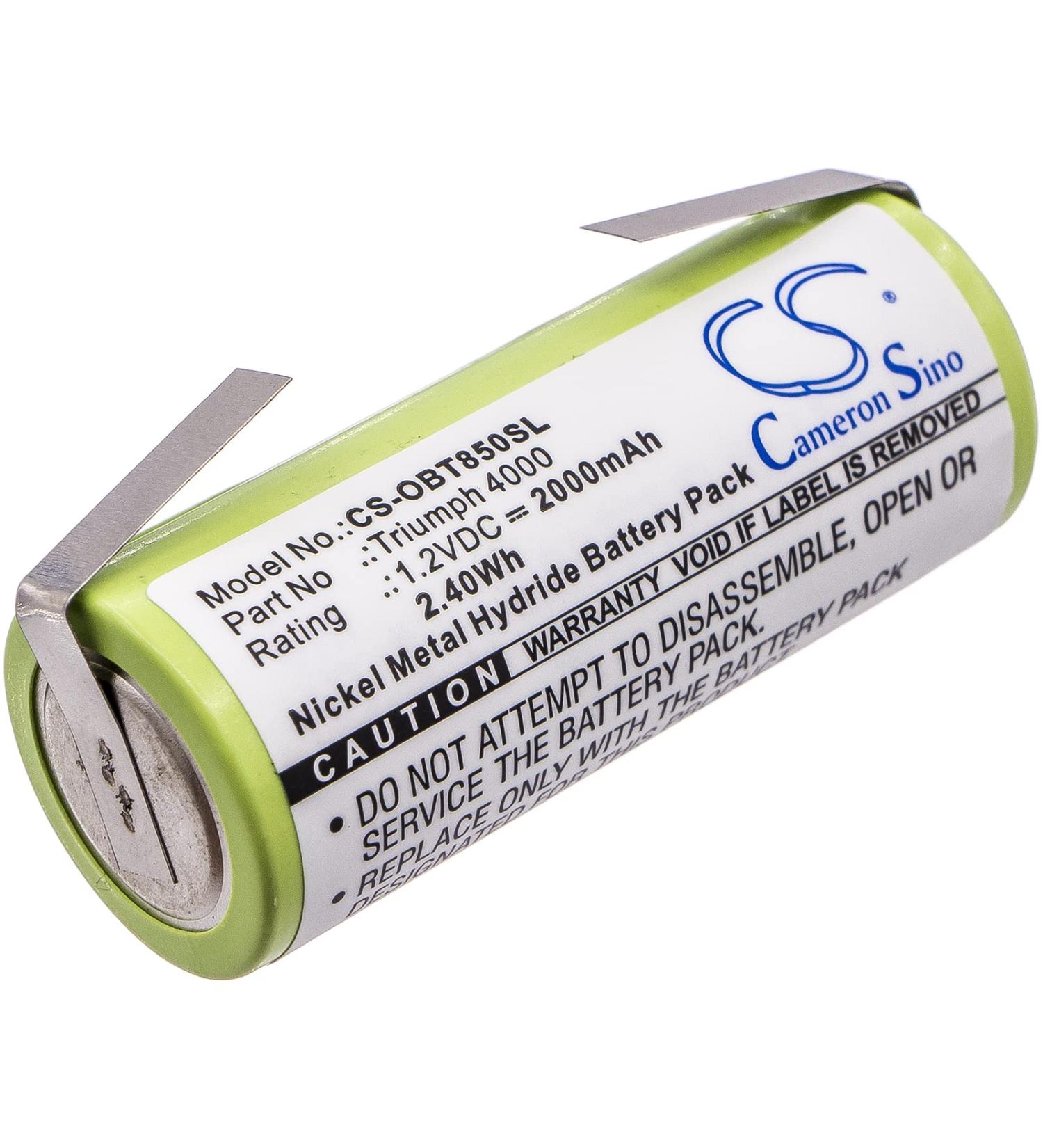 Battery Replacement for Oral-B Triumph 4000 3745 3762 3761