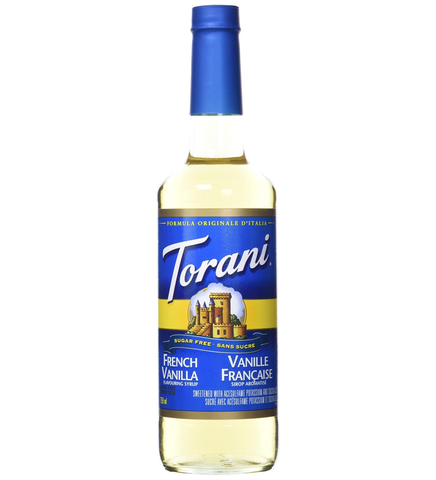 Torani Sugar Free French Vanilla Coffee Syrups 0.75 L - Buy Online on SooperMarket.com