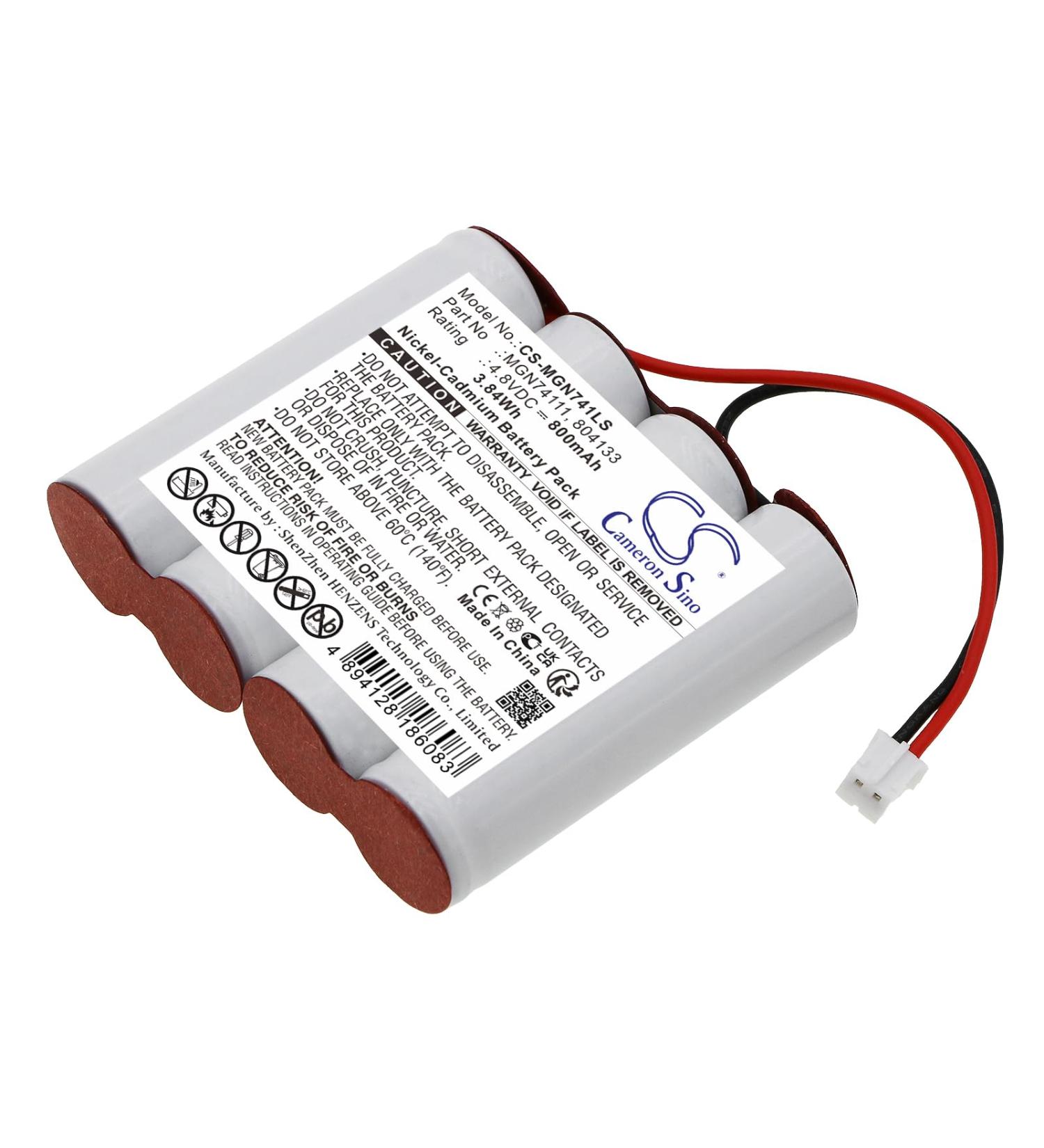 Battery Replacement for LUMINOX 804133 LUM17003 & More - Afshan 800mAh/4.8V MXN0051 804133 MGN74111 - Buy Online on SooperMarket.com