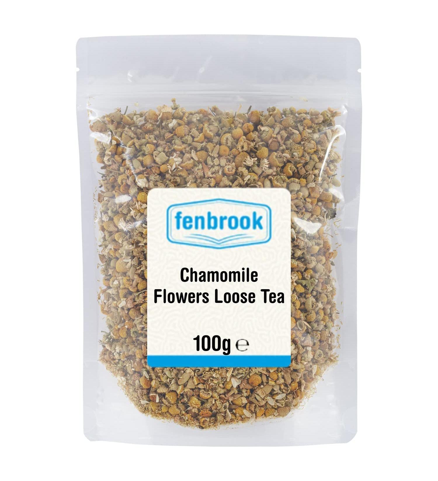 Chamomile Flowers Loose Tea 100g by Fenbrook - Buy Online on SooperMarket.com