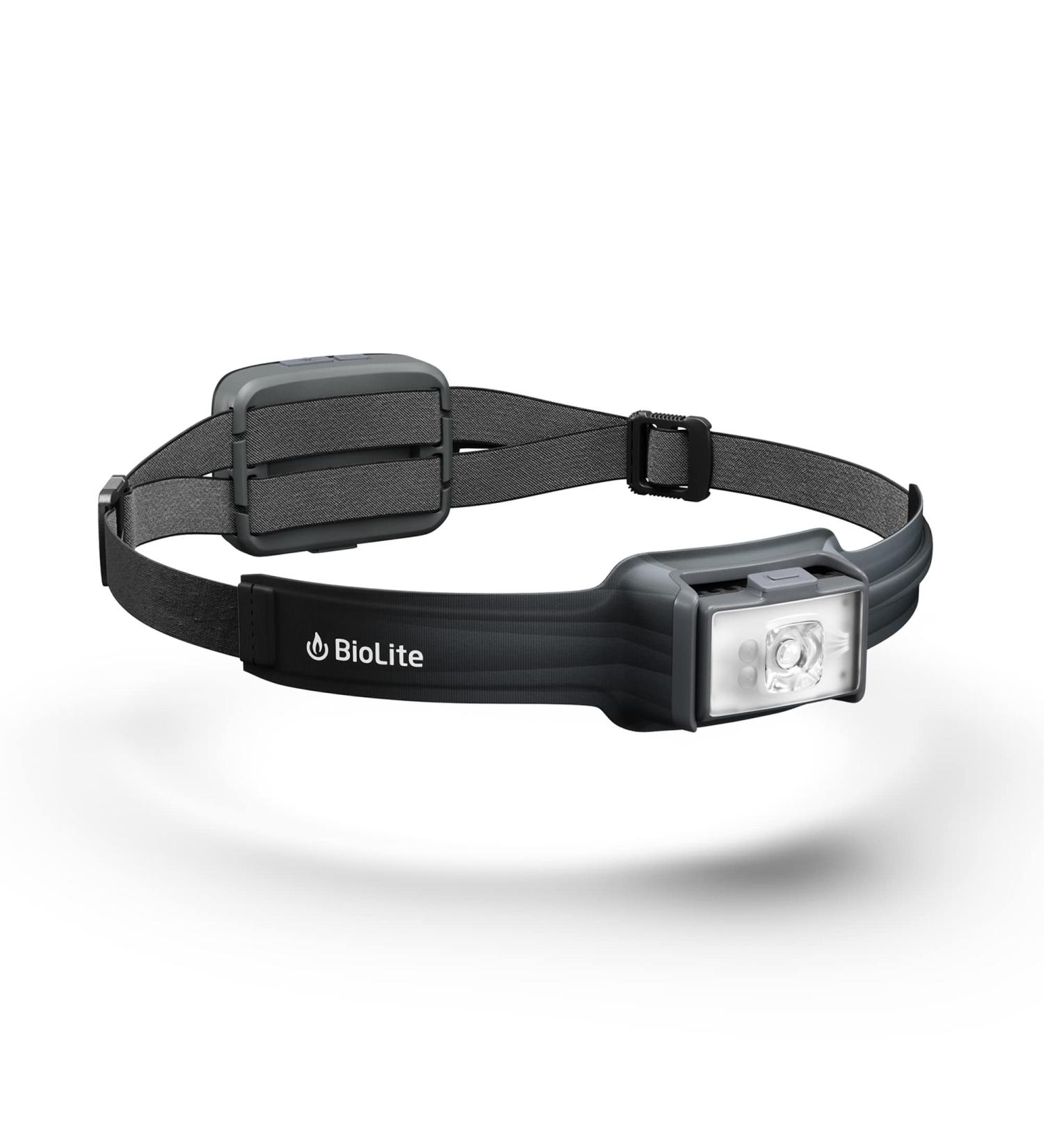 BioLite HeadLamp 800 Pro - 800 Lumens, Ultra-Lightweight & USB Rechargeable | 8 Light Modes - Midnight Grey - Buy Online on SooperMarket.com