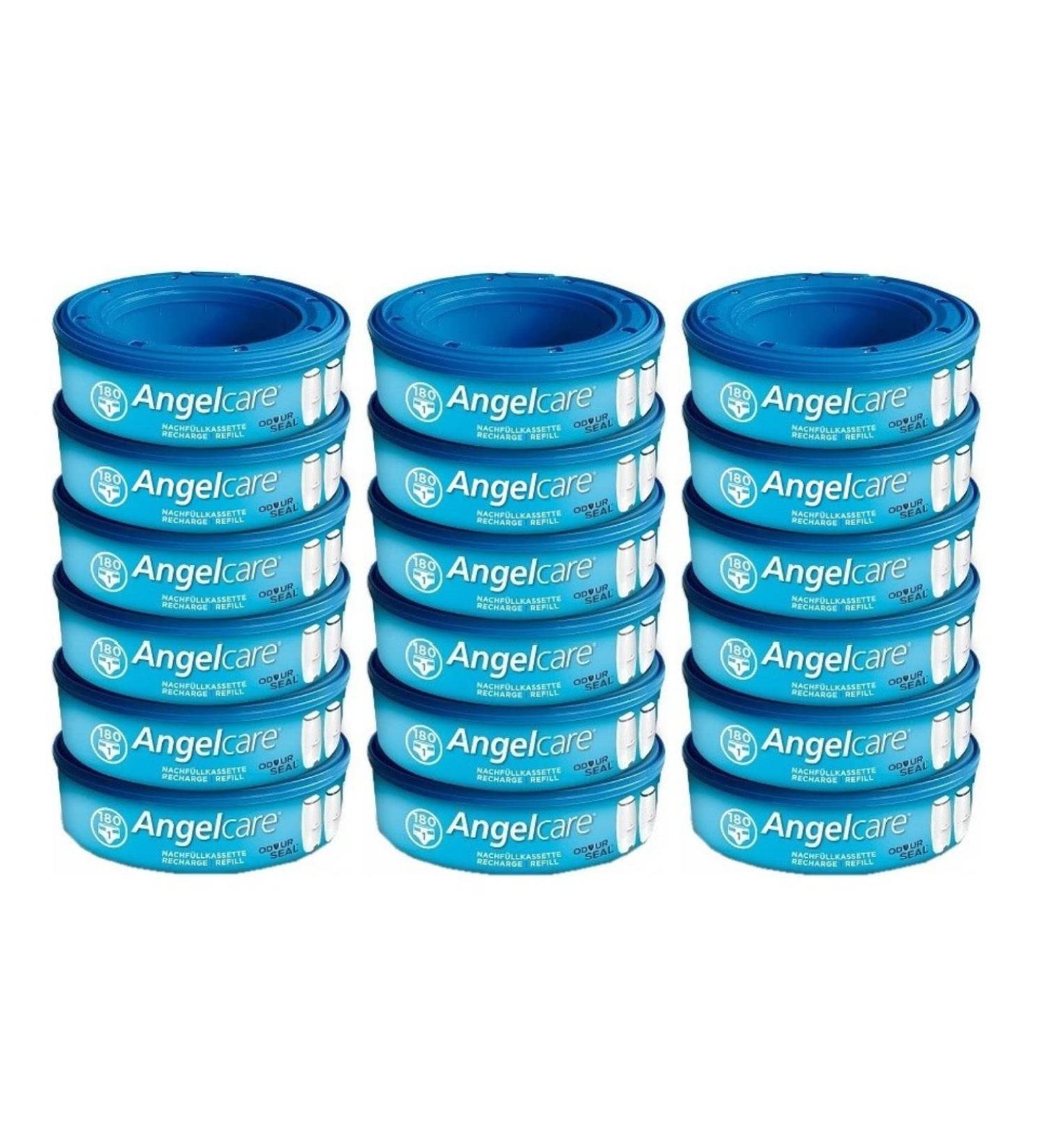 Angelcare Diaper Pail Refill Pack Plus 18 Pack 18 Pieces