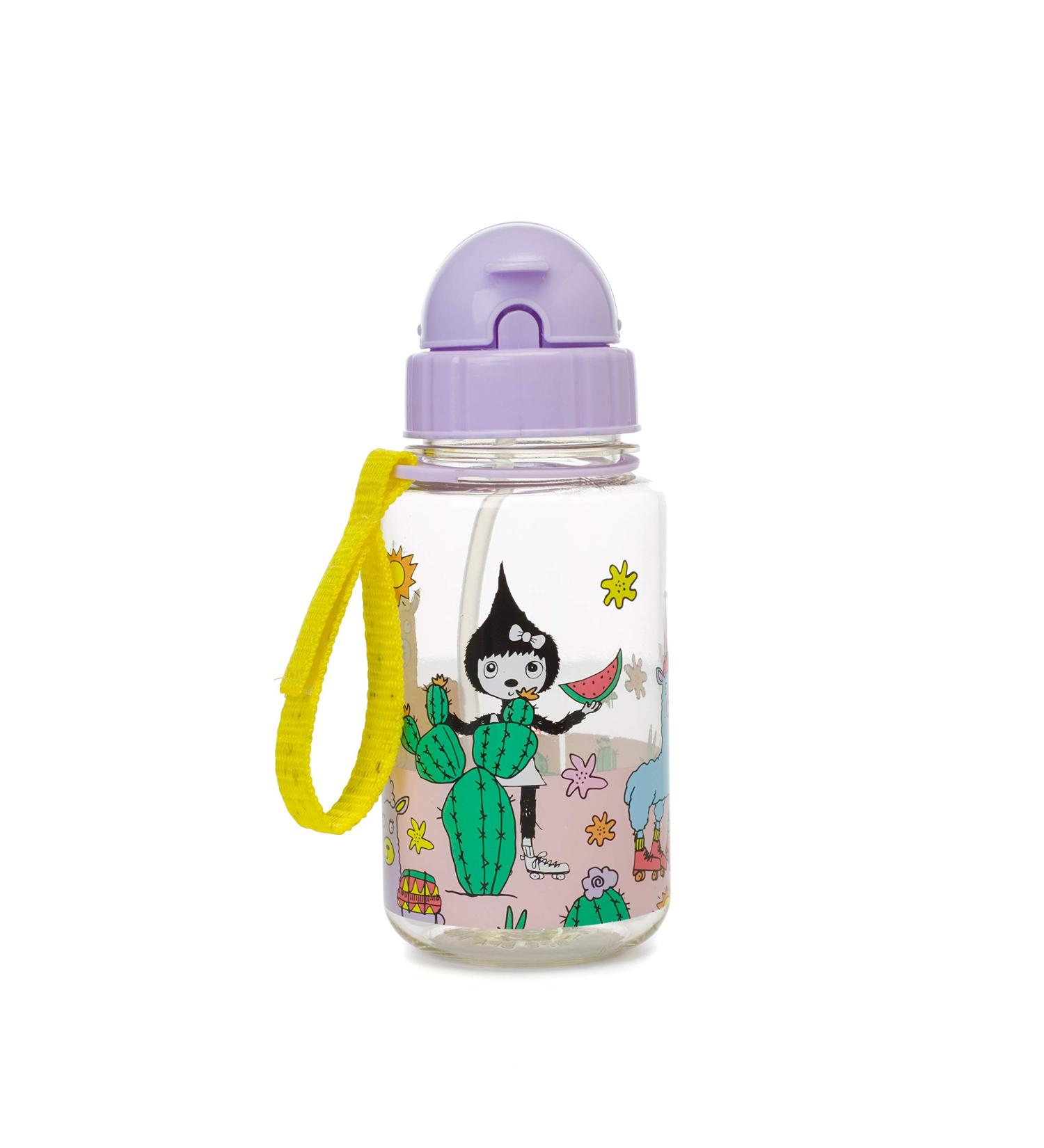 Zip & Zoe Kids Llama Water Bottle - BPA, BPS, and Phthalate-Free Straw Bottle - Buy Online on SooperMarket.com