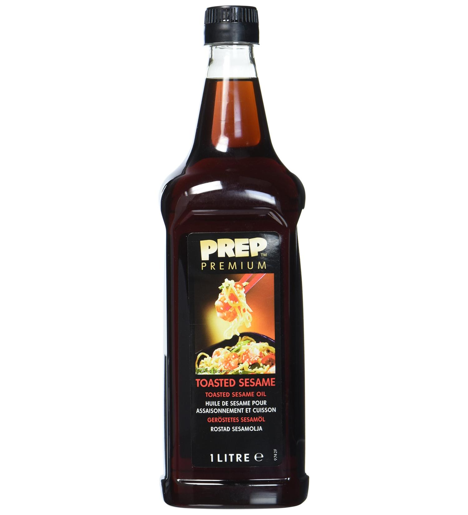 Prep Premium Roasted Sesame Oil - 1000ml PET | Ideal for Asian Cuisine & High-Heat Cooking - Buy Online on SooperMarket.com