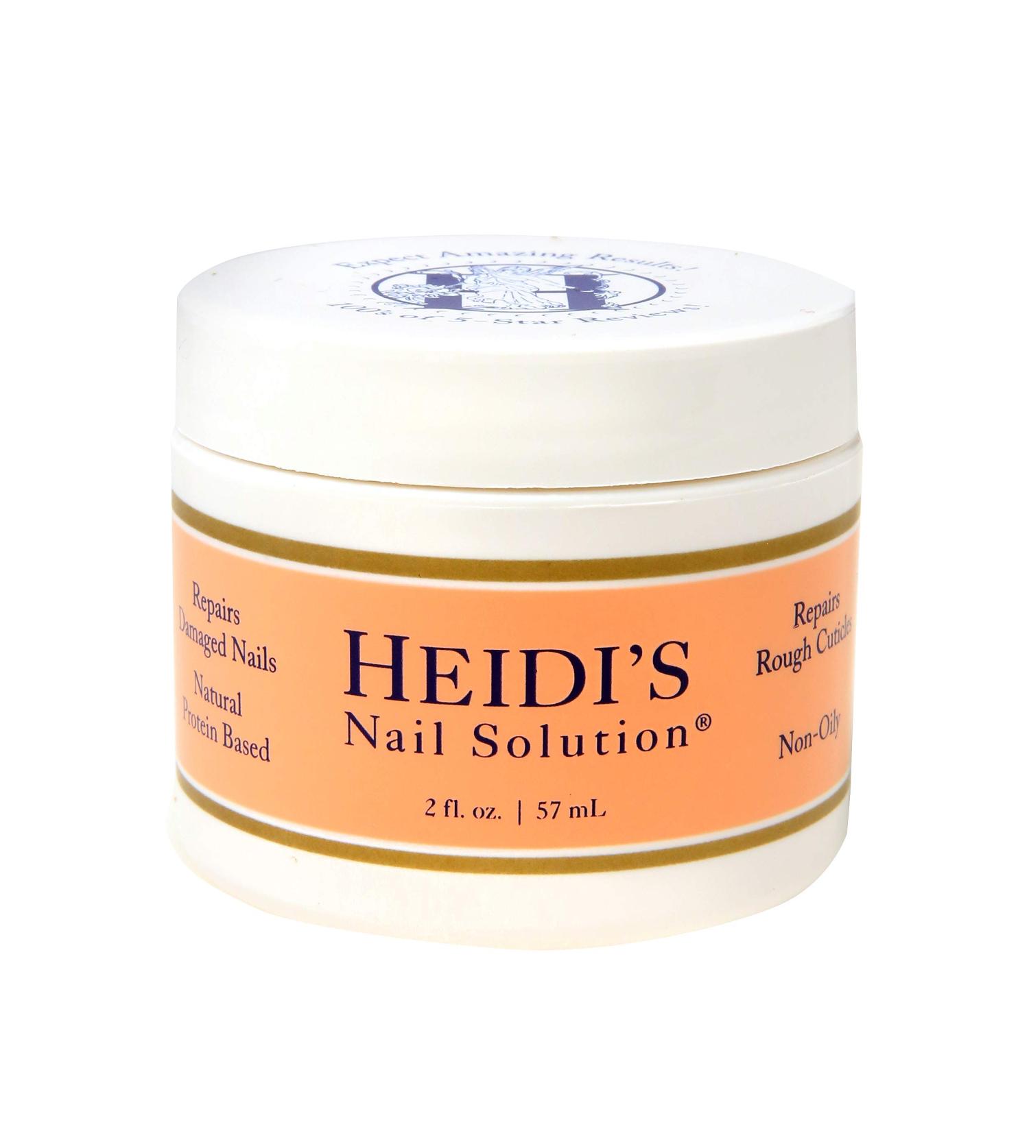 HEIDI'S Nail Strengthener & Cuticle Repair Creme - 2 oz | Strengthen Weak Nails, Repair Cuticles - Buy Online on SooperMarket.com