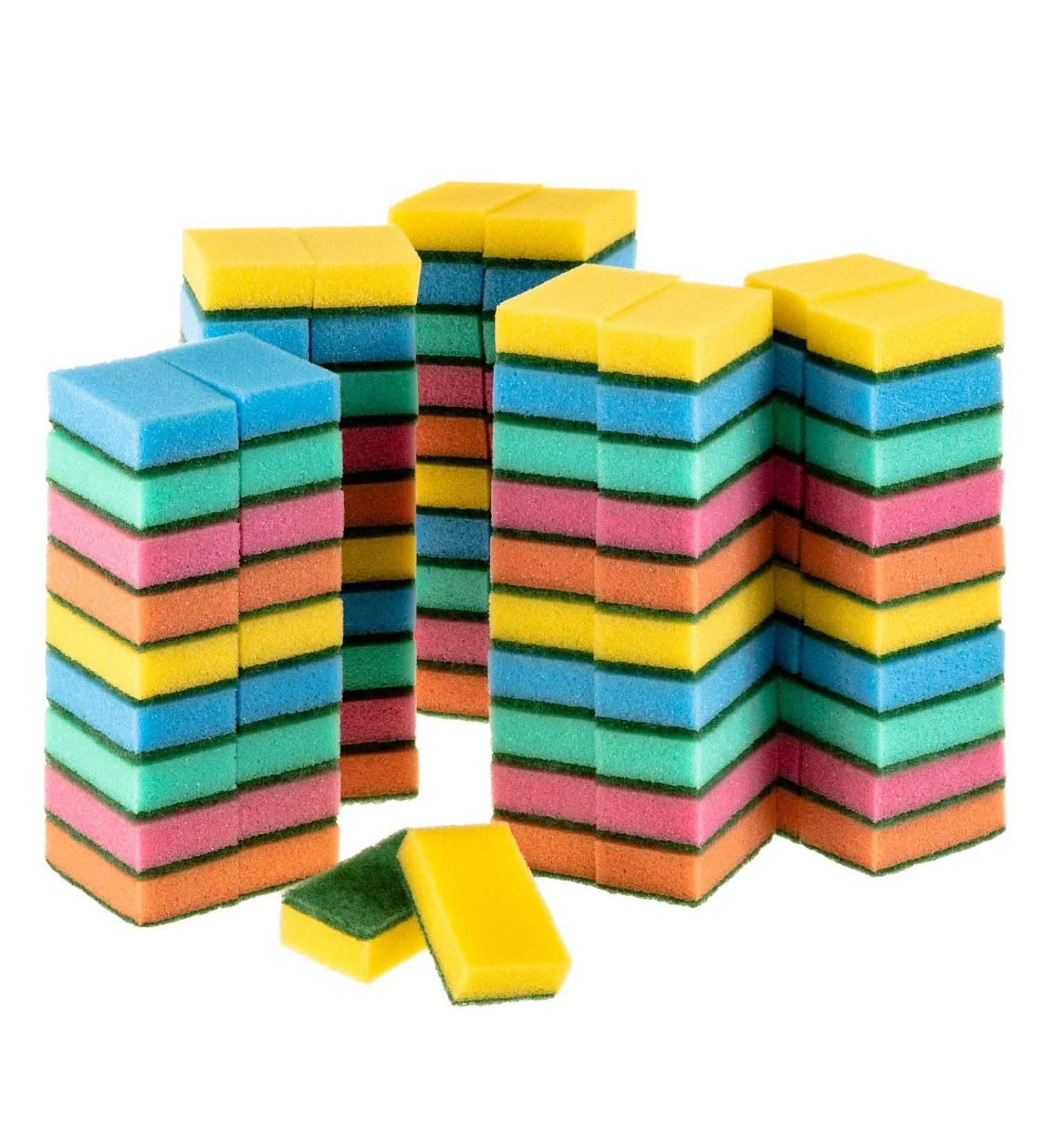 Buy SIDCO 100 x Pot Scrubber Cleaning Sponge | Durable Dishwashing & Kitchen Sponge - Fast International Shipping - Buy Online on SooperMarket.com