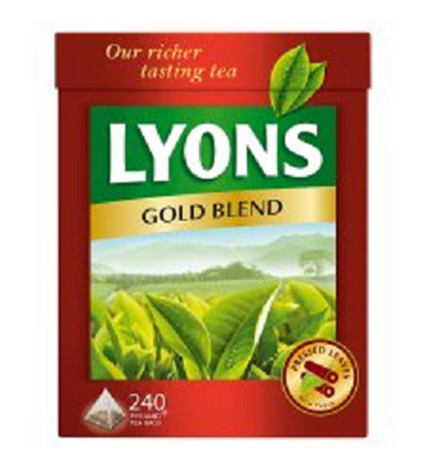 LYONS Gold Blend Tea Bags - 240 Tea Bags