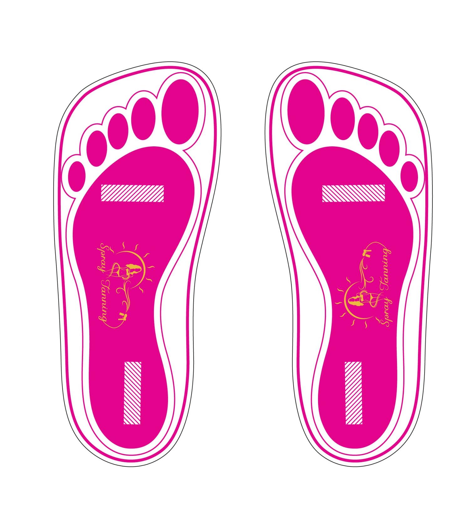 25 Pairs Pink Disposable Spray Tanning Feet Pads - Sunless Airbrush Tent Foot Protection - Buy Online on SooperMarket.com