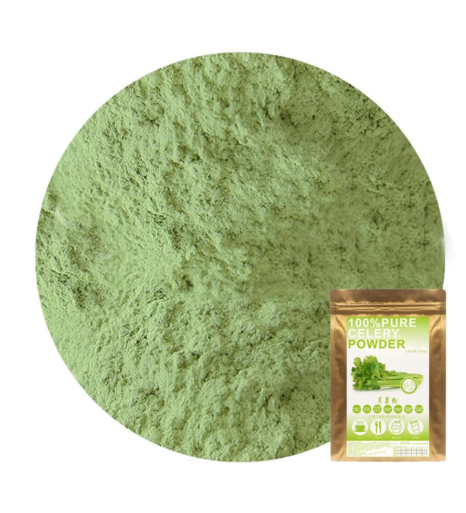 Plant Gift 100% Celery Powder 100G/3.25oz Non-GMO Powder No Filler No additives Natural Chinese Flour Adds Flavor and Taste Great Flavor for Drinks 2UK-PO0081 - Buy Online on SooperMarket.com