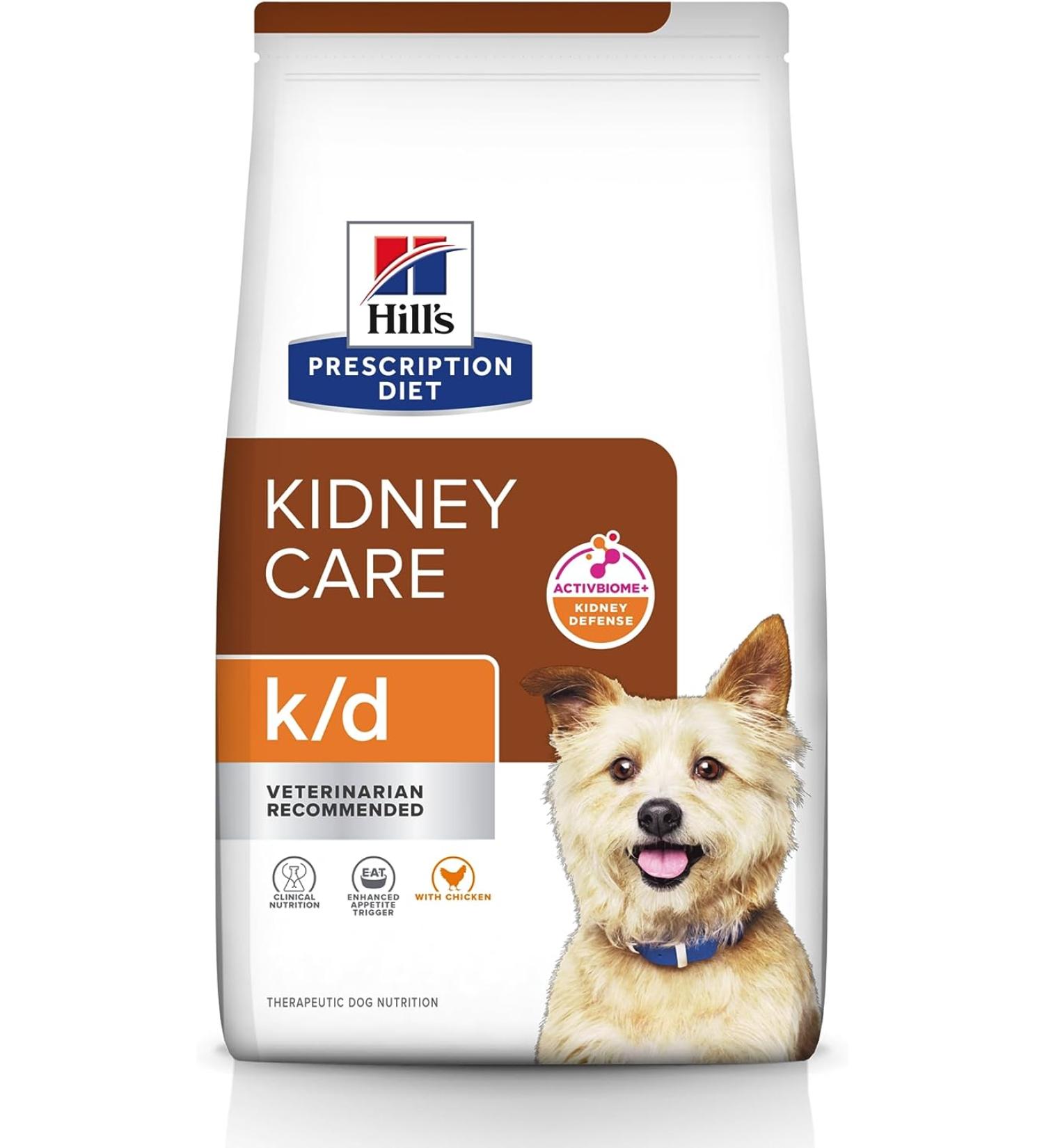 Hill's Prescription Diet k/d Kidney Care with Chicken Dry Dog Food - 8.5 lb Bag - Buy Online on SooperMarket.com