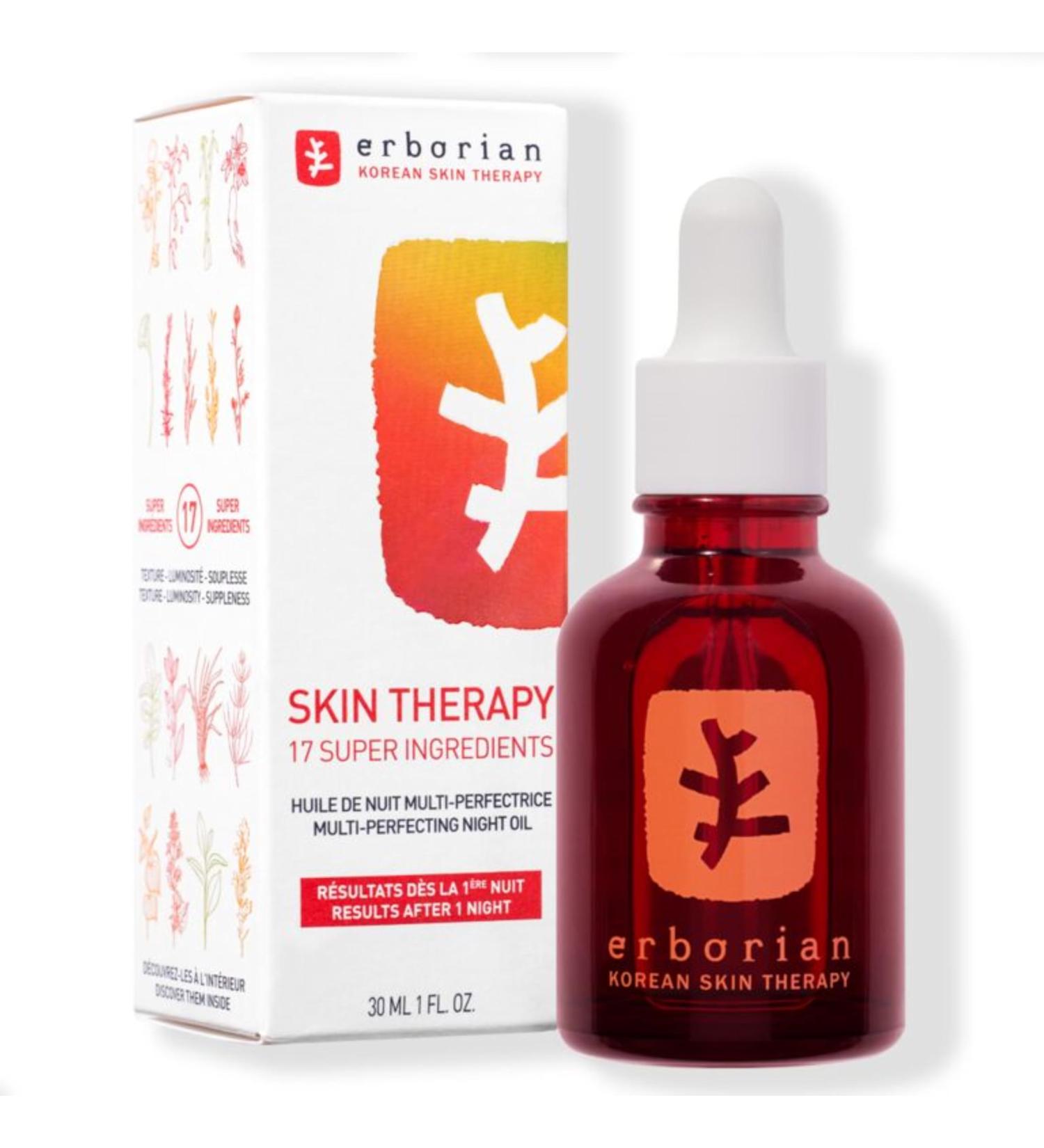 Erborian Skin Therapy Multi-Perfecting Face Oil-Serum 30ml | Reduces Signs of Fatigue | All Skin Types | Korean Cosmetics - Buy Online on SooperMarket.com