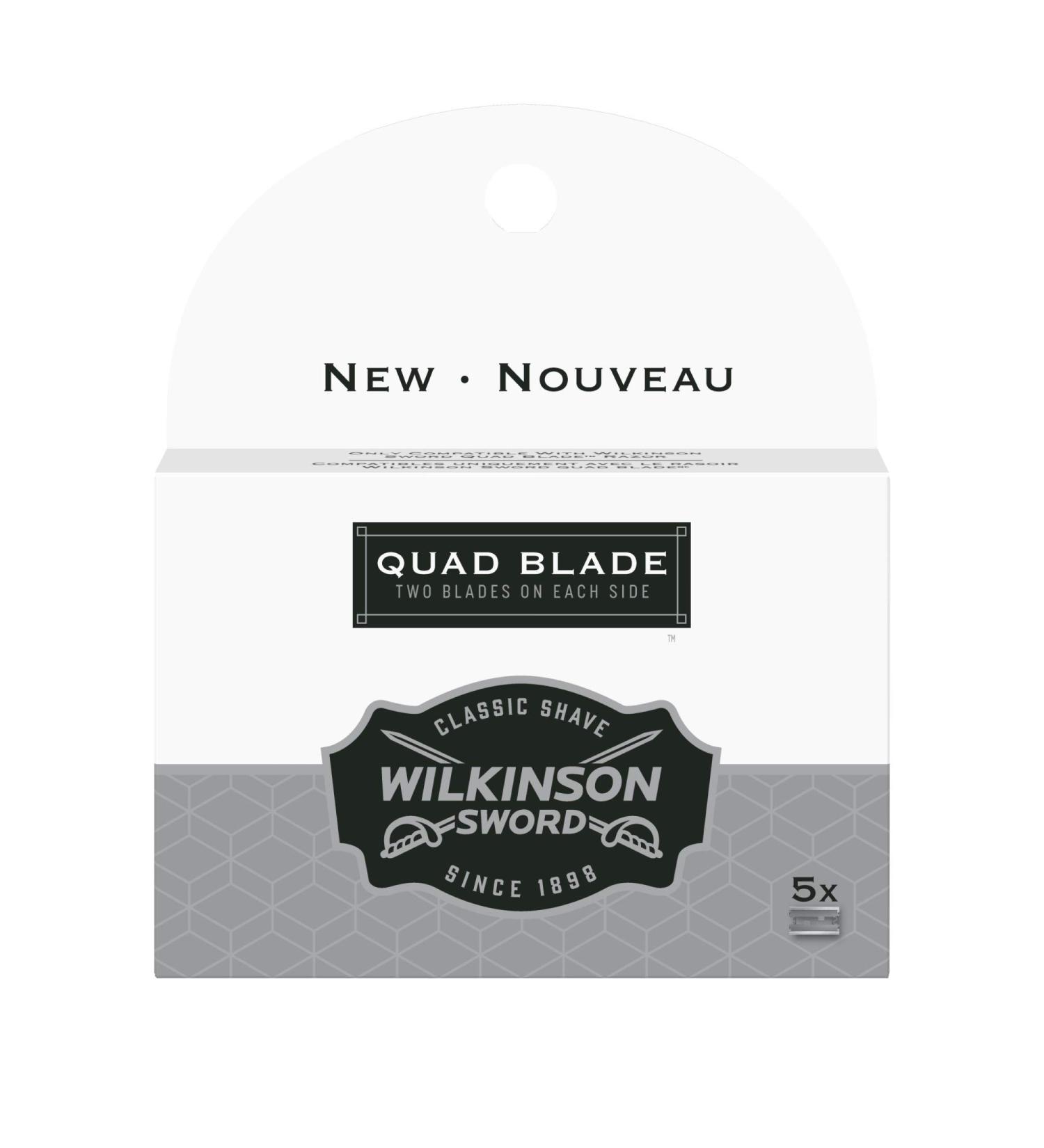 Wilkinson Sword Quad Blade Razor Blades Refills - 5 Count | Buy Internationally - Buy Online on SooperMarket.com