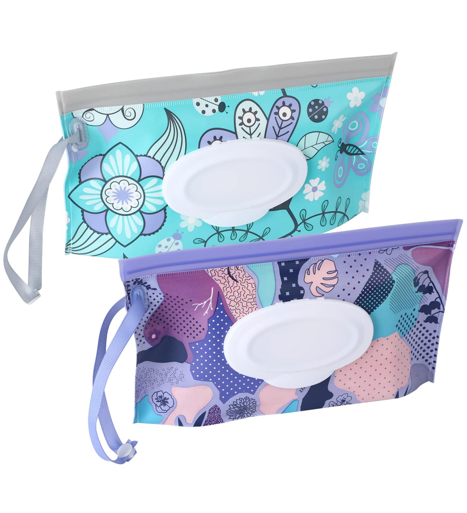Buy Sannix Baby Wet Wipes Pocket - Reusable On-the-Go Dispenser for Portable Wipes | Ideal Baby Essentials - Buy Online on SooperMarket.com