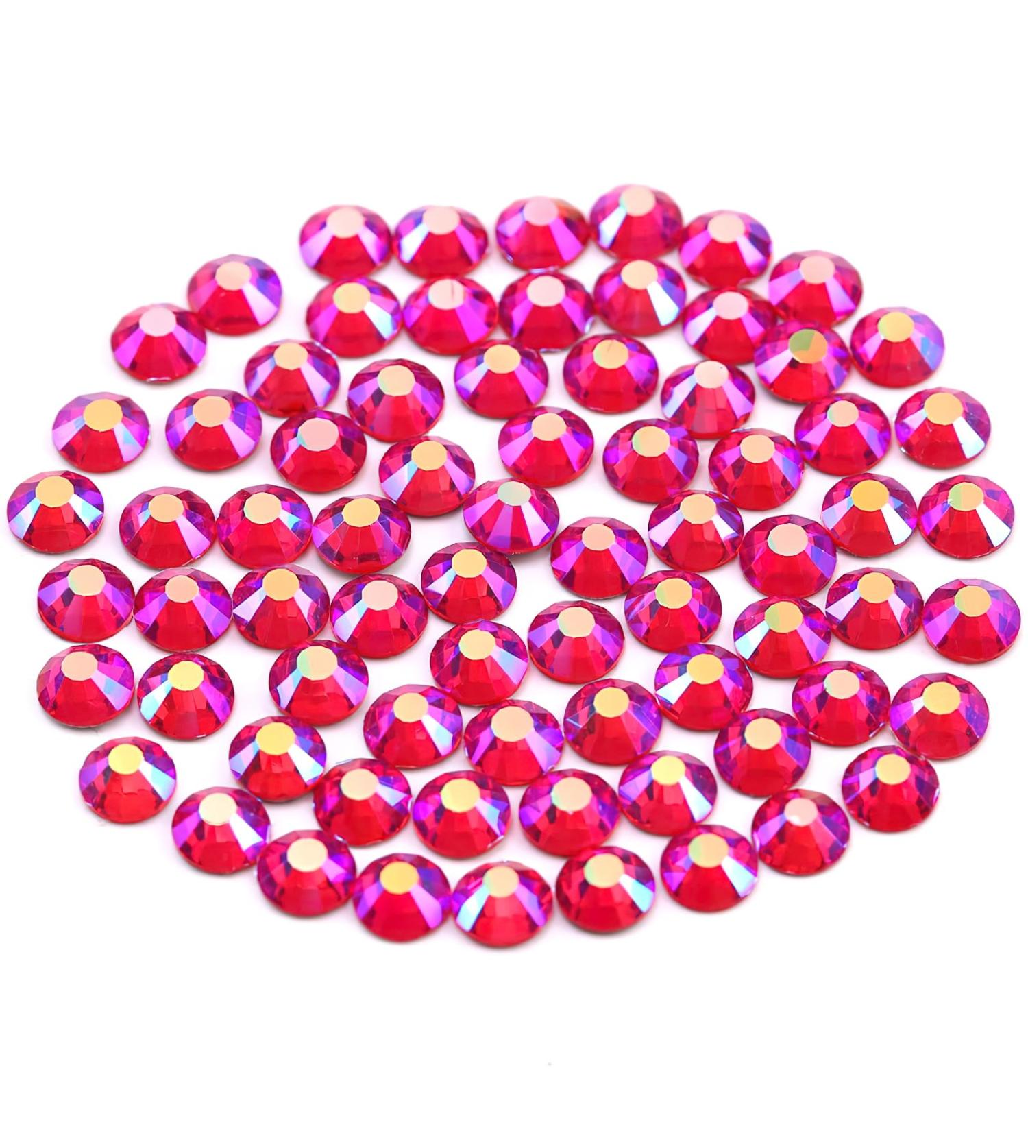 Yhmq 2160pcs Rhinestones & Nail Crystals - SS20 Light Siam AB (4.6mm & 4.8mm) for Stunning Nail Art - Buy Online on SooperMarket.com