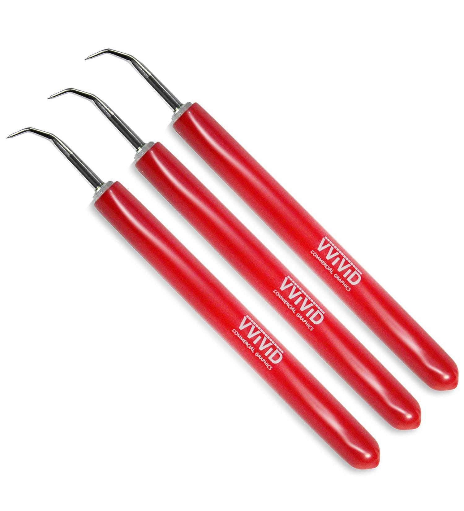 VViViD Comfort Grip Stainless Steel Weeding Tool for Siser Silhouette and Cameo - 3 Pack - Buy Online on SooperMarket.com