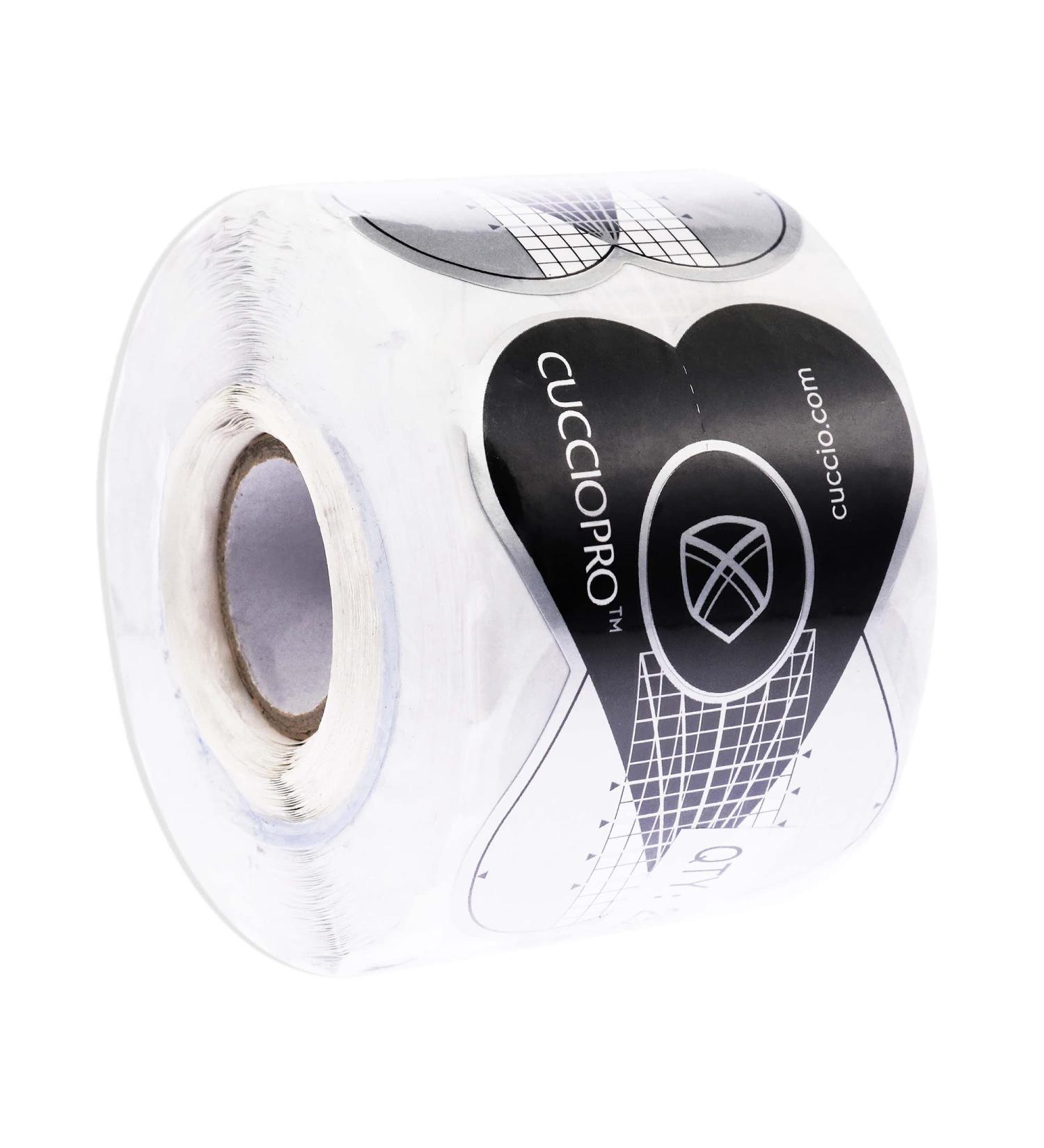 Cuccio Pro Nail Forms Roll - Lovely Professional Nail Forms - Easy To Shape Paper Mold And Fit Around Your Nail - Convenient For Achieving Various Shapes - Made From A Thick Mylar - 250 Pc - Buy Online on SooperMarket.com