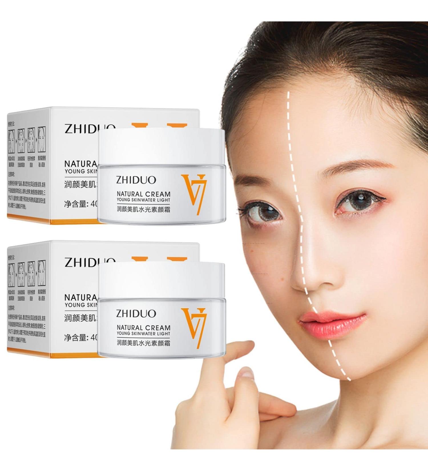 2Pack V7 Moisturizing Tone-up Cream for All Skin Types - Deep Hydration & Natural Formula from Korea - Buy Online on SooperMarket.com