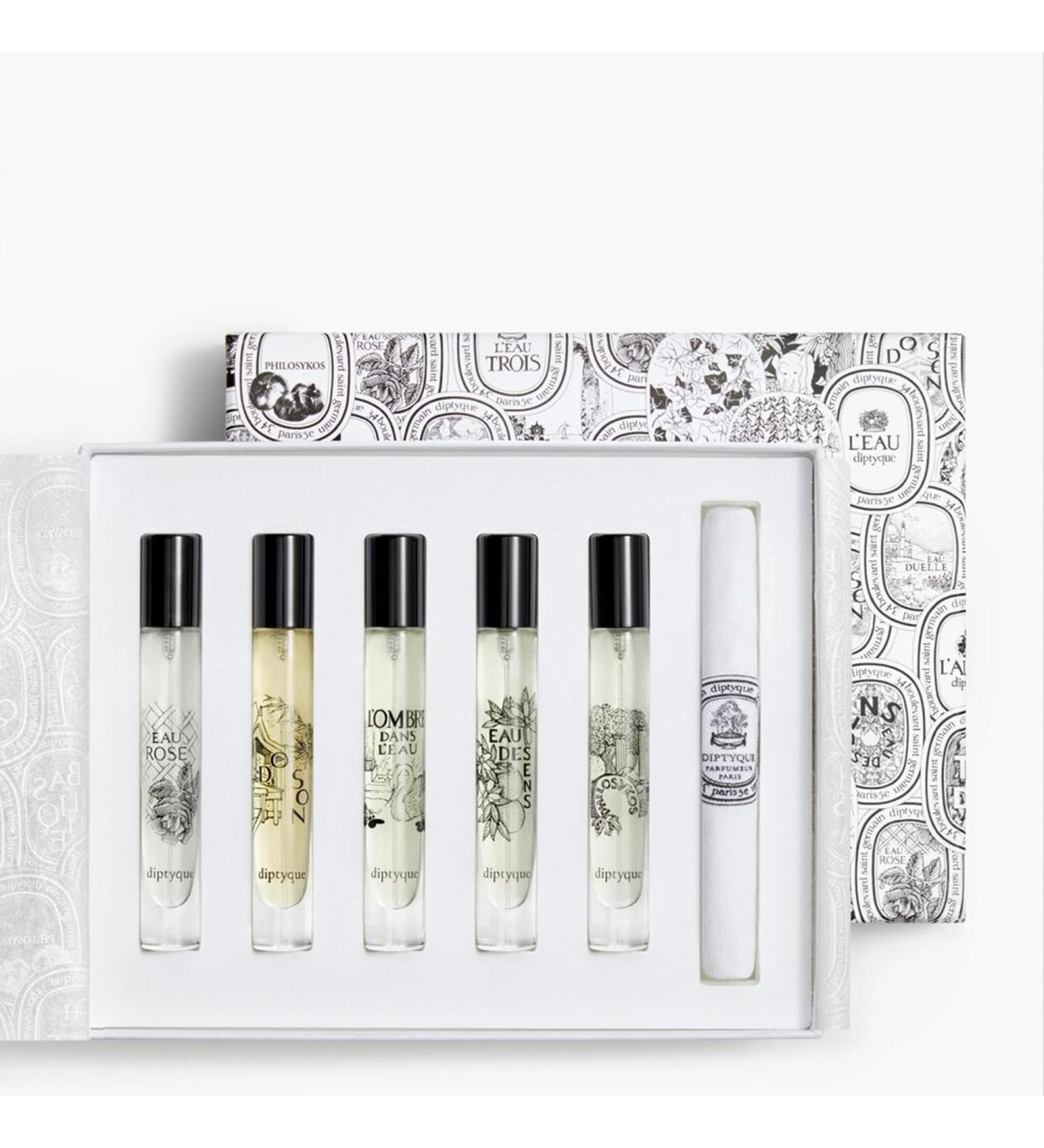 Diptyque Eau de Toilette Travel Spray 0.25 Fl Oz (Pack of 5) Set for Men and Women - Buy Online on SooperMarket.com
