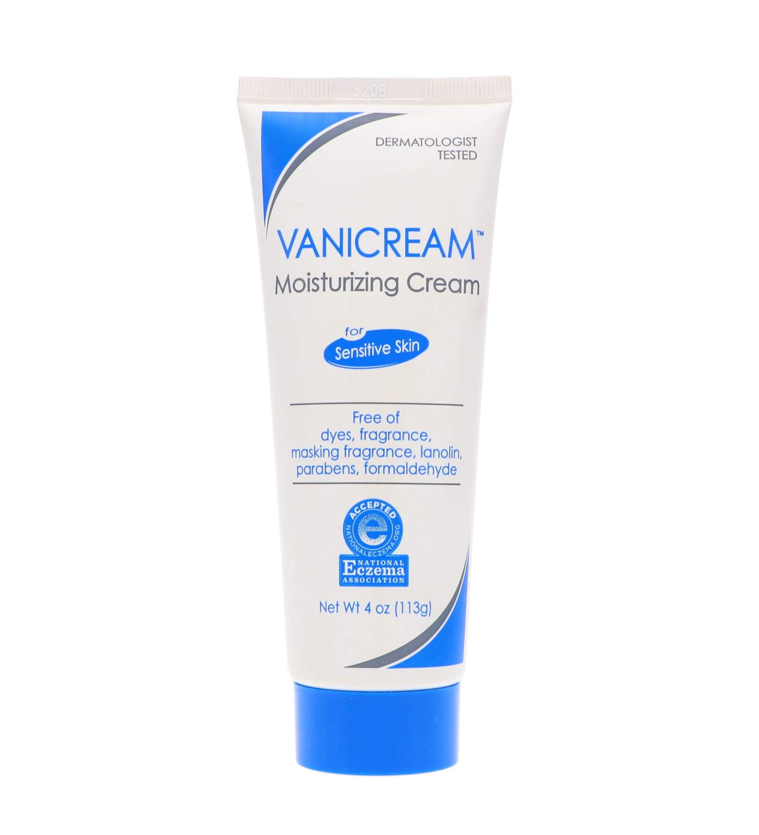 Vanicream Sensitive Skin Moisturizing Cream 4oz - Gentle Hypoallergenic Formula - Buy Online on SooperMarket.com