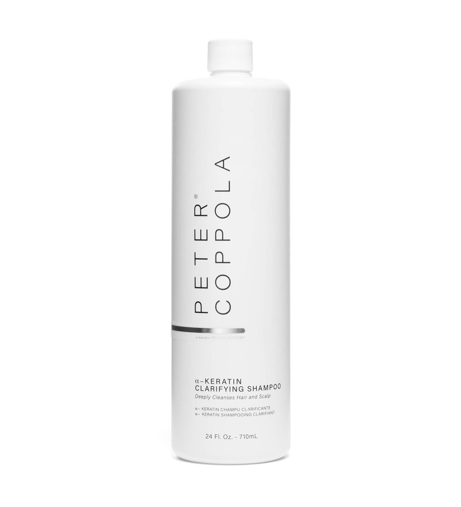 PETER COPPOLA a-Keratin Clarifying Shampoo - Sulfate Free Deep Cleansing for Oily Hair & Scalp - 24 Fl Oz - Buy Online on SooperMarket.com