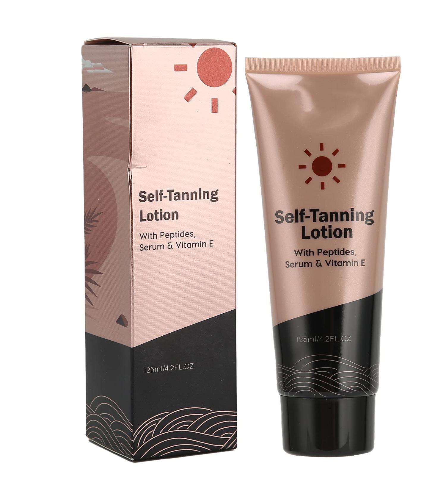 Premium Tanning Cream & Self Tanner - Sunless Lotion for Deep Skin Tone 125ml - Buy Online on SooperMarket.com