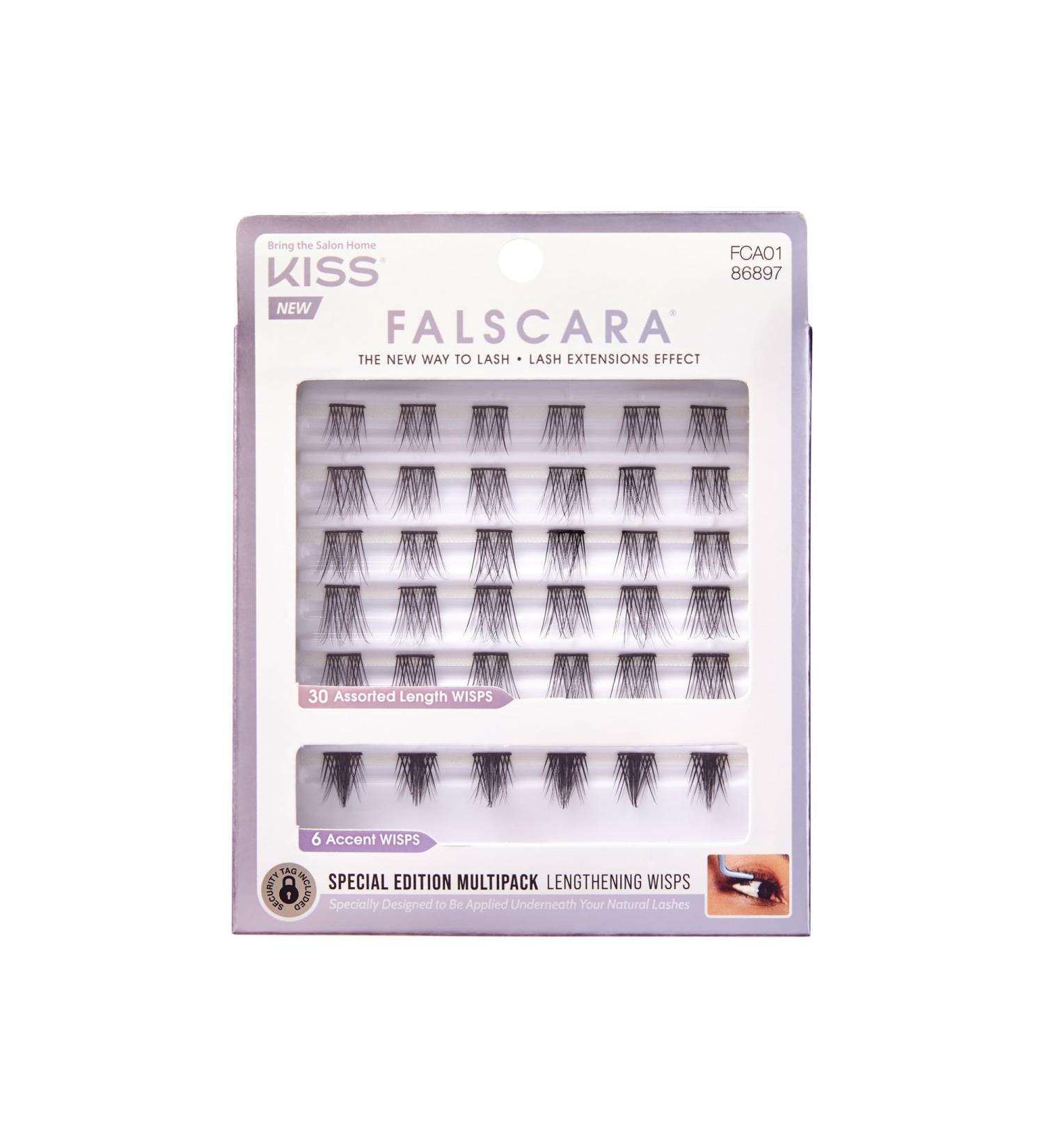 KISS FALSCARA False Eyelash Wisps Special Edition Multipack Lengthening Wisps 36 Ct. - Buy Online on SooperMarket.com