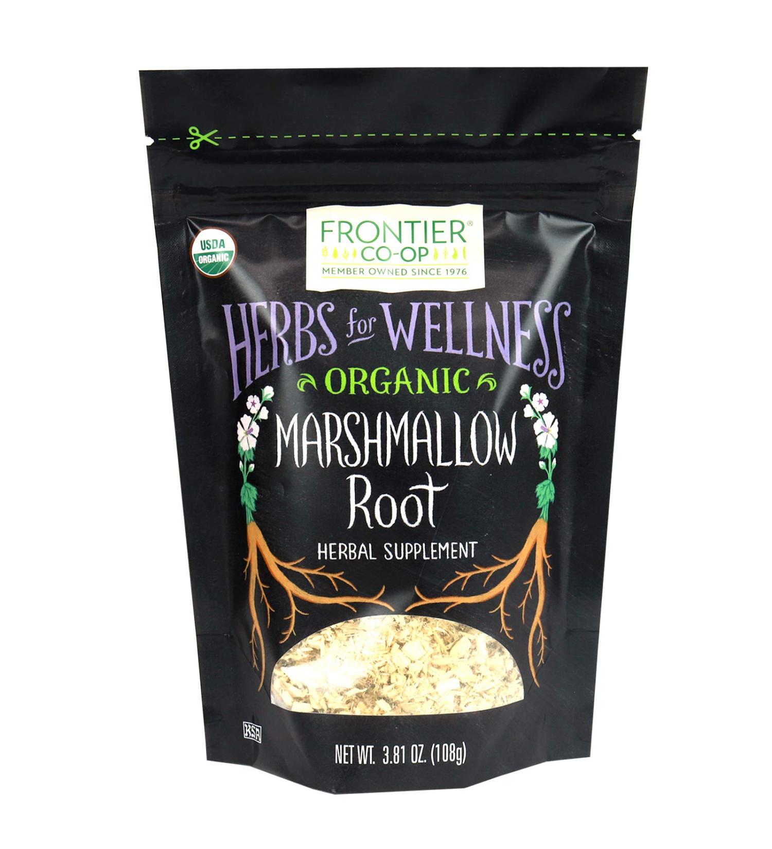 Frontier Co-op Organic Marshmallow Root - 3.81 oz (108 g) | Premium Herbal Supplement - Buy Online on SooperMarket.com