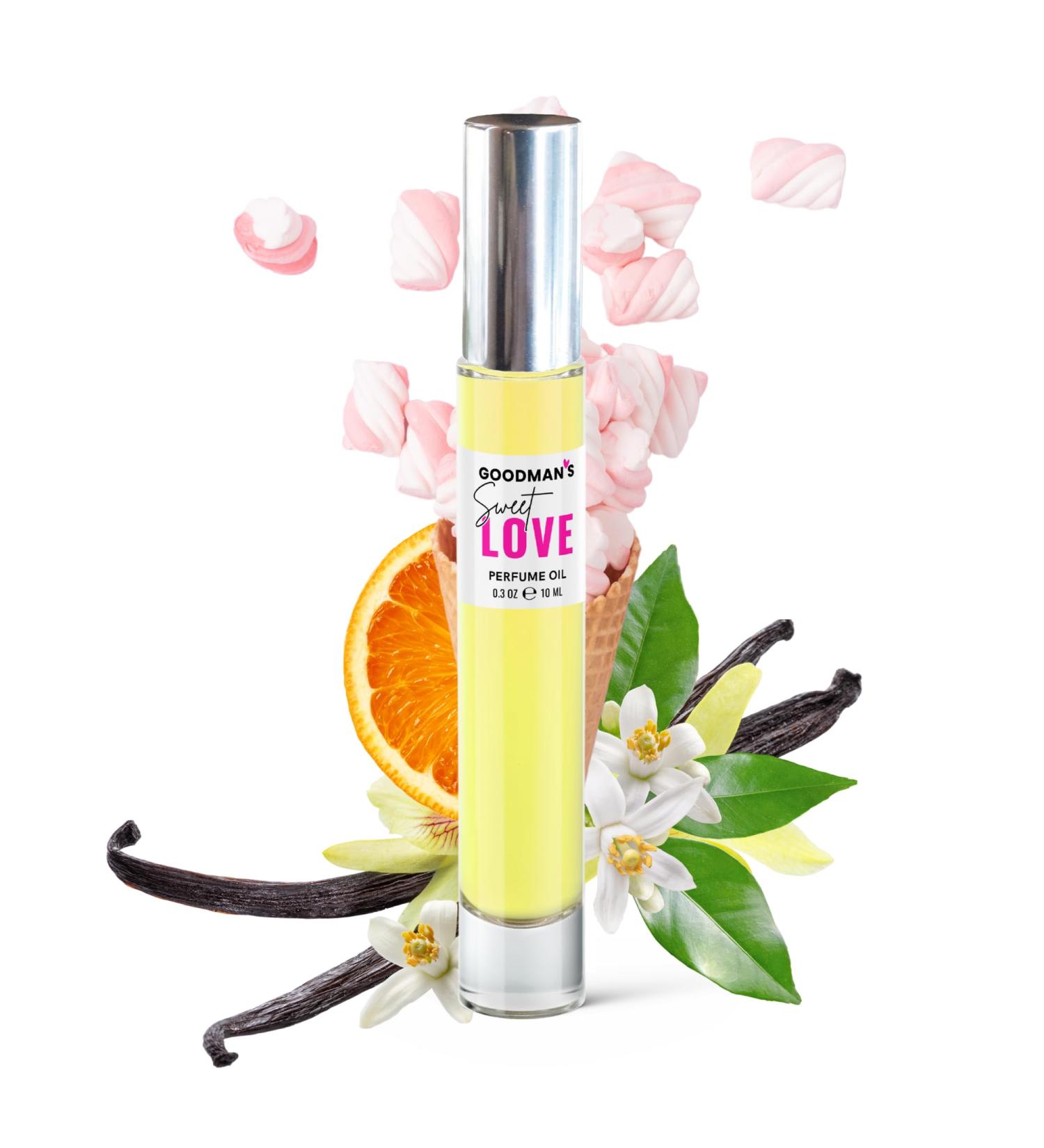 Goodman's Women Perfume Roll-On Fragrance Oil Long Lasting Luxury Rollerball Mini Perfume Alcohol Free 10ml (Sweet Love) - Buy Online on SooperMarket.com