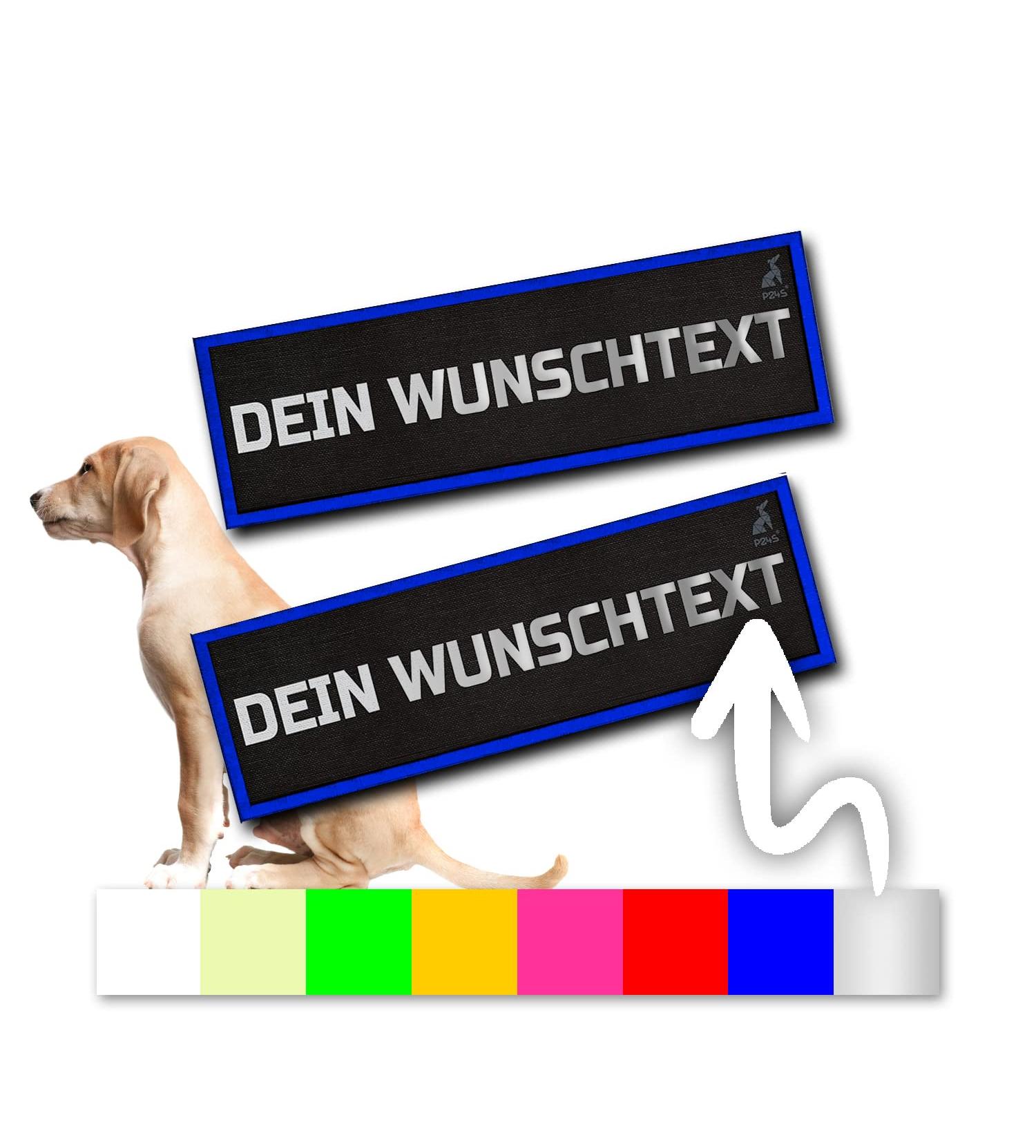 Customizable P24S K9 Dog Harness - Velcro Stickers for Small & Medium Dogs | Personalize with Name - Small Blue - Buy Online on SooperMarket.com