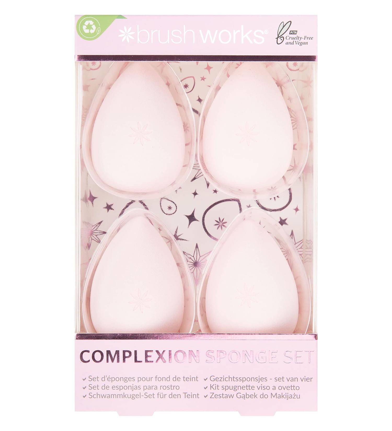Brushworks Complexion Sponge Bauble Set One Size Pink 25 12 110 - Buy Online on SooperMarket.com