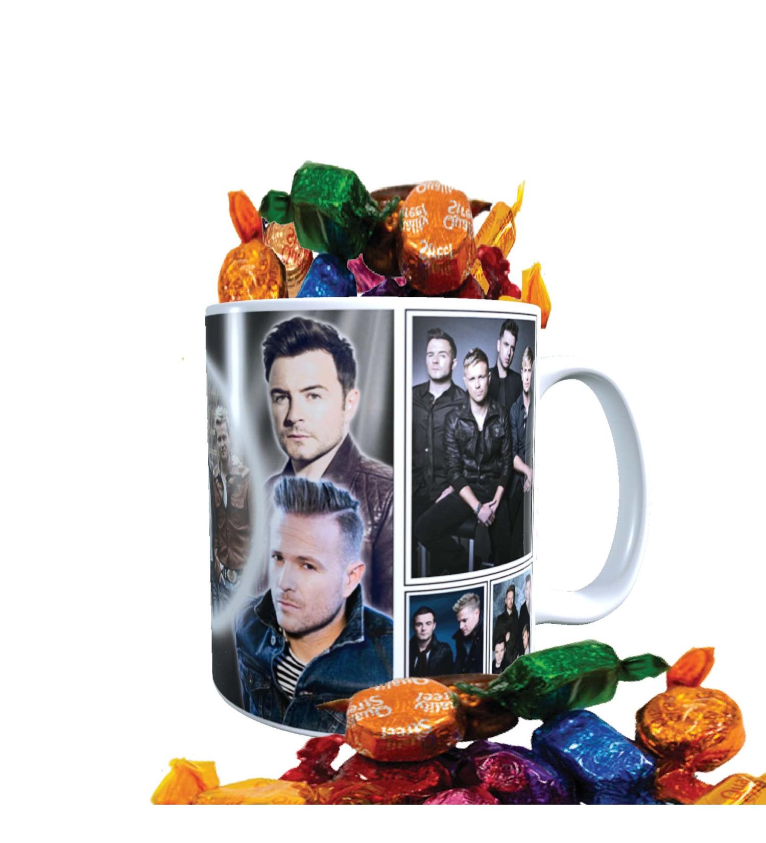 West 'Irish Boy Band' Life Icon Mug & Choice of Sweets - Buy Online on SooperMarket.com