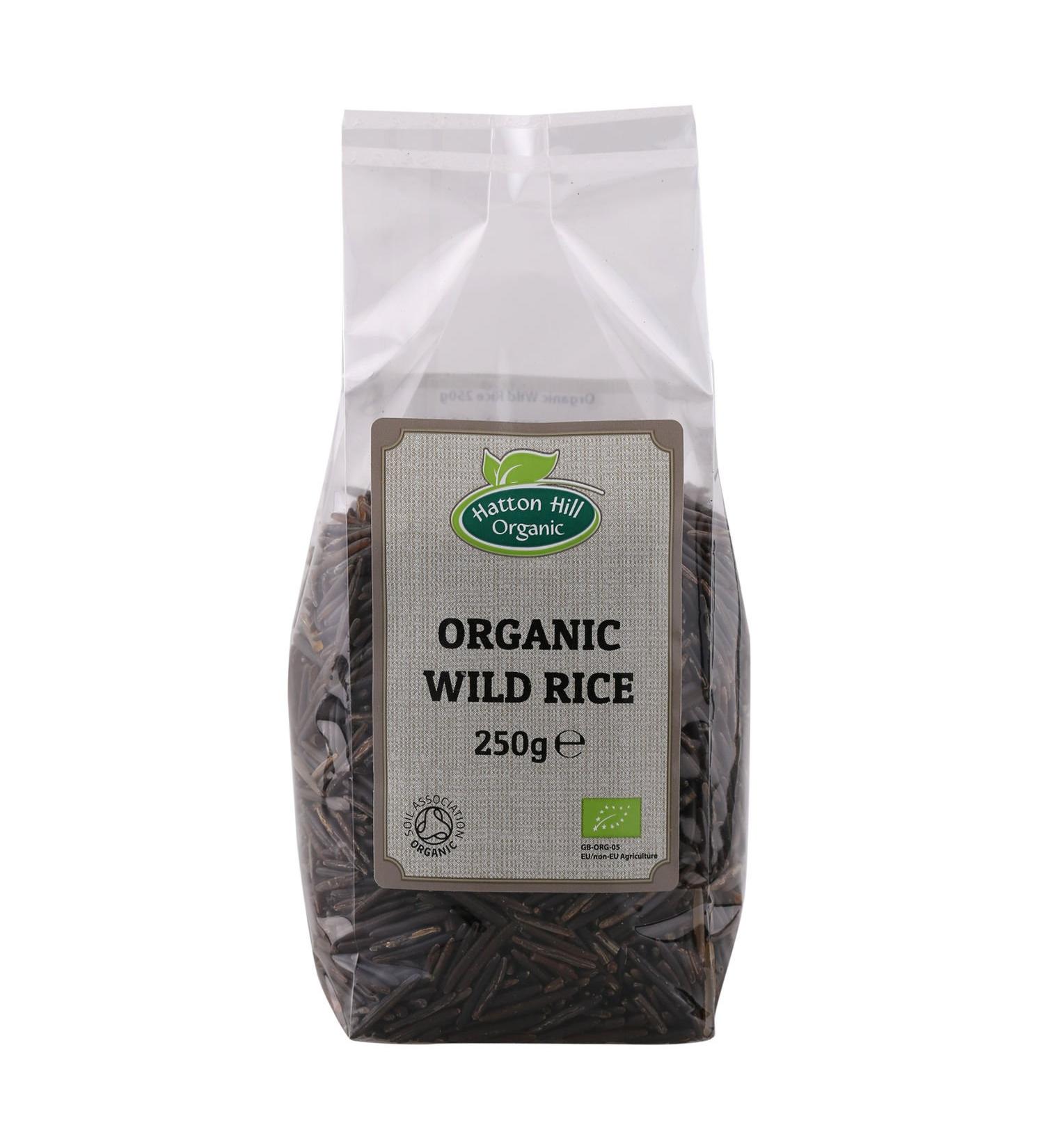 Organic Wild Rice 250g by Hatton Hill Organic - Free UK Delivery - Buy Online on SooperMarket.com