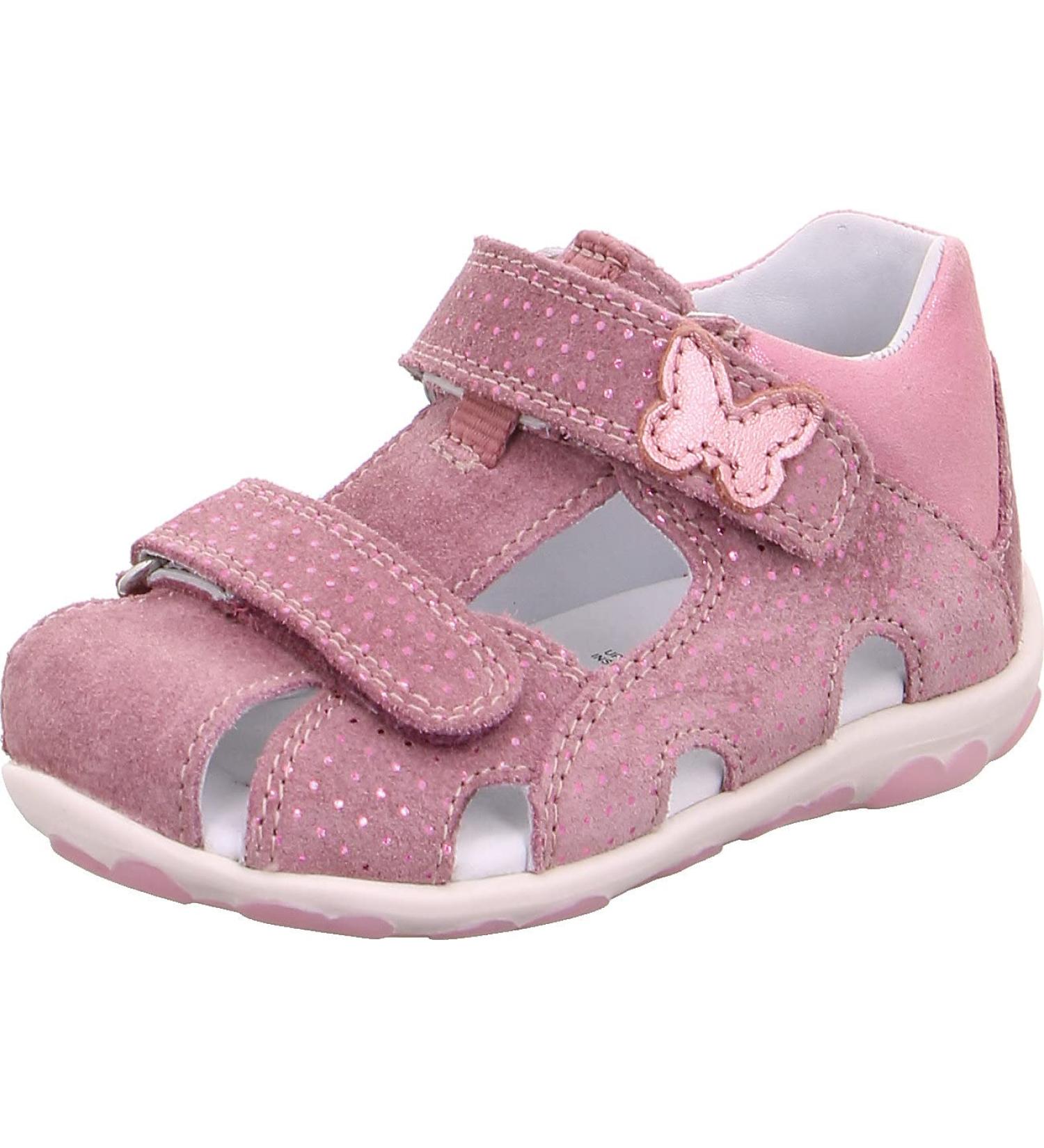Superfit Girl's Fanni Sandals - Lilac Pink - Size 3 UK Child - Buy Online on SooperMarket.com