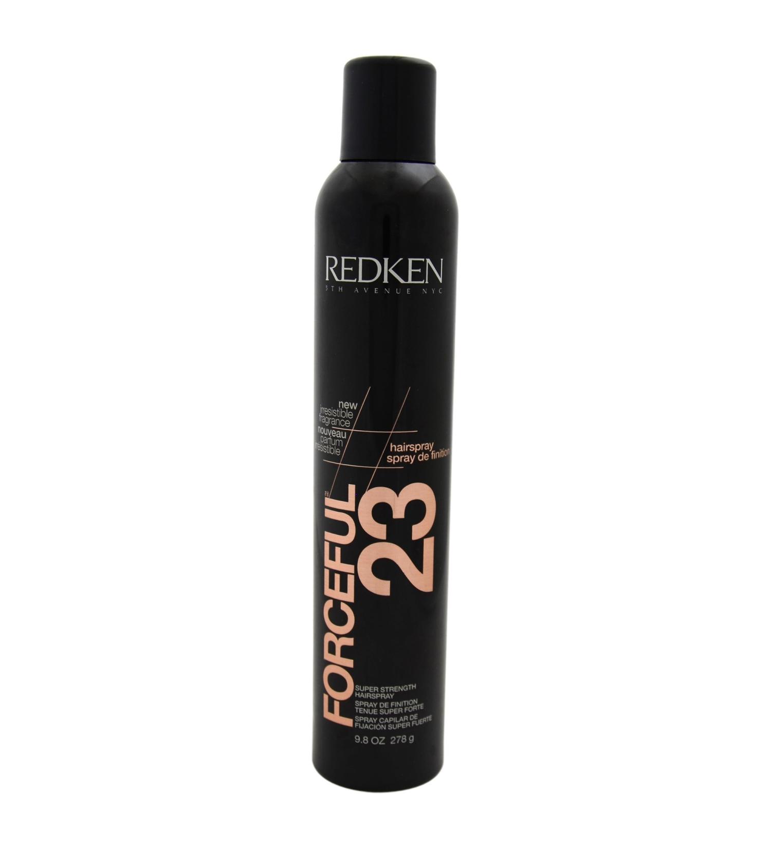 Redken Forceful 23 Super Strength Hairspray | Long-Lasting Anti-Frizz Protection & Shine | 9.8 oz | All Hair Types - Buy Online on SooperMarket.com