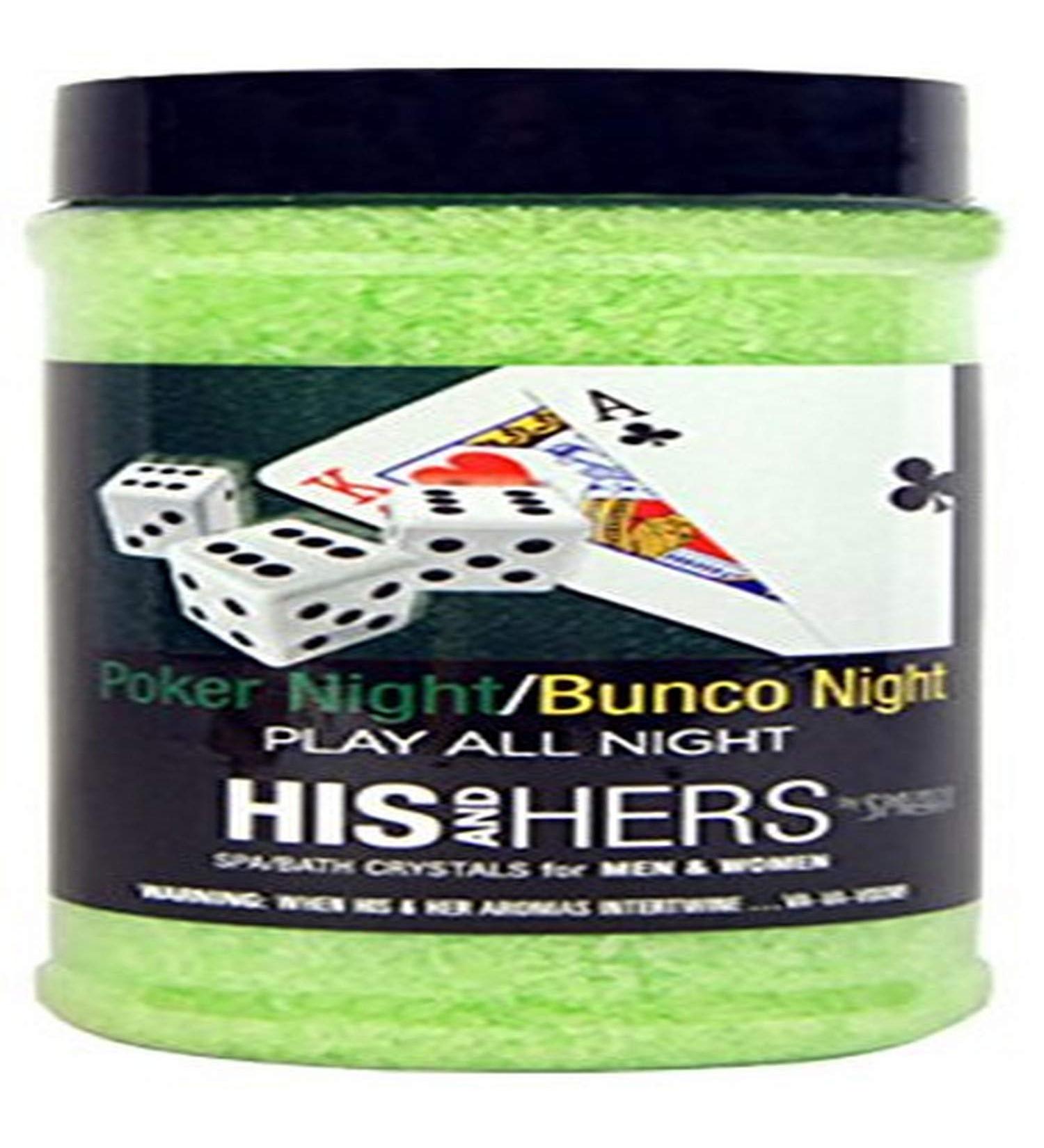 Spazazz SPZ-901 Poker/Bunco Night His and Hers Novelty Crystals Container 17 oz - Buy Online on SooperMarket.com