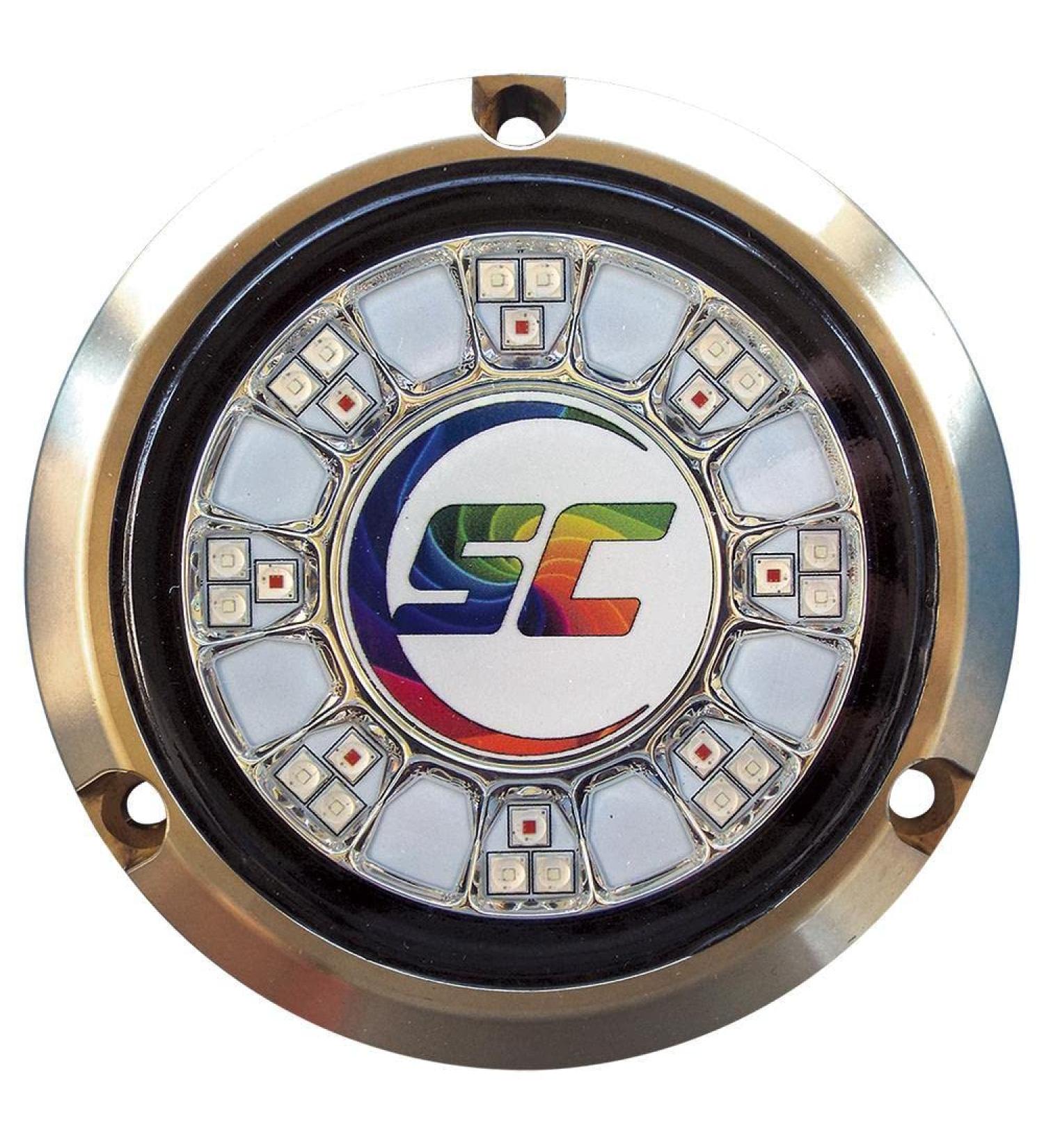 Shadow-Caster SCR-24 Bronze Underwater Light - 24 LEDs - Full Color Changing