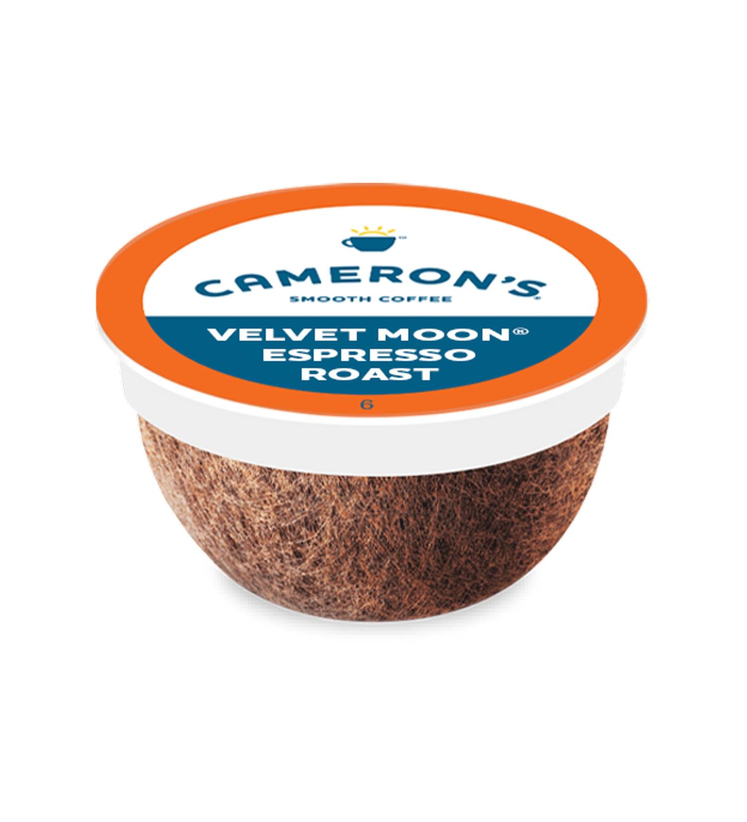 Buy Cameron's Coffee Velvet Moon Single Serve Pods - 12 Count | Premium Quality - Buy Online on SooperMarket.com