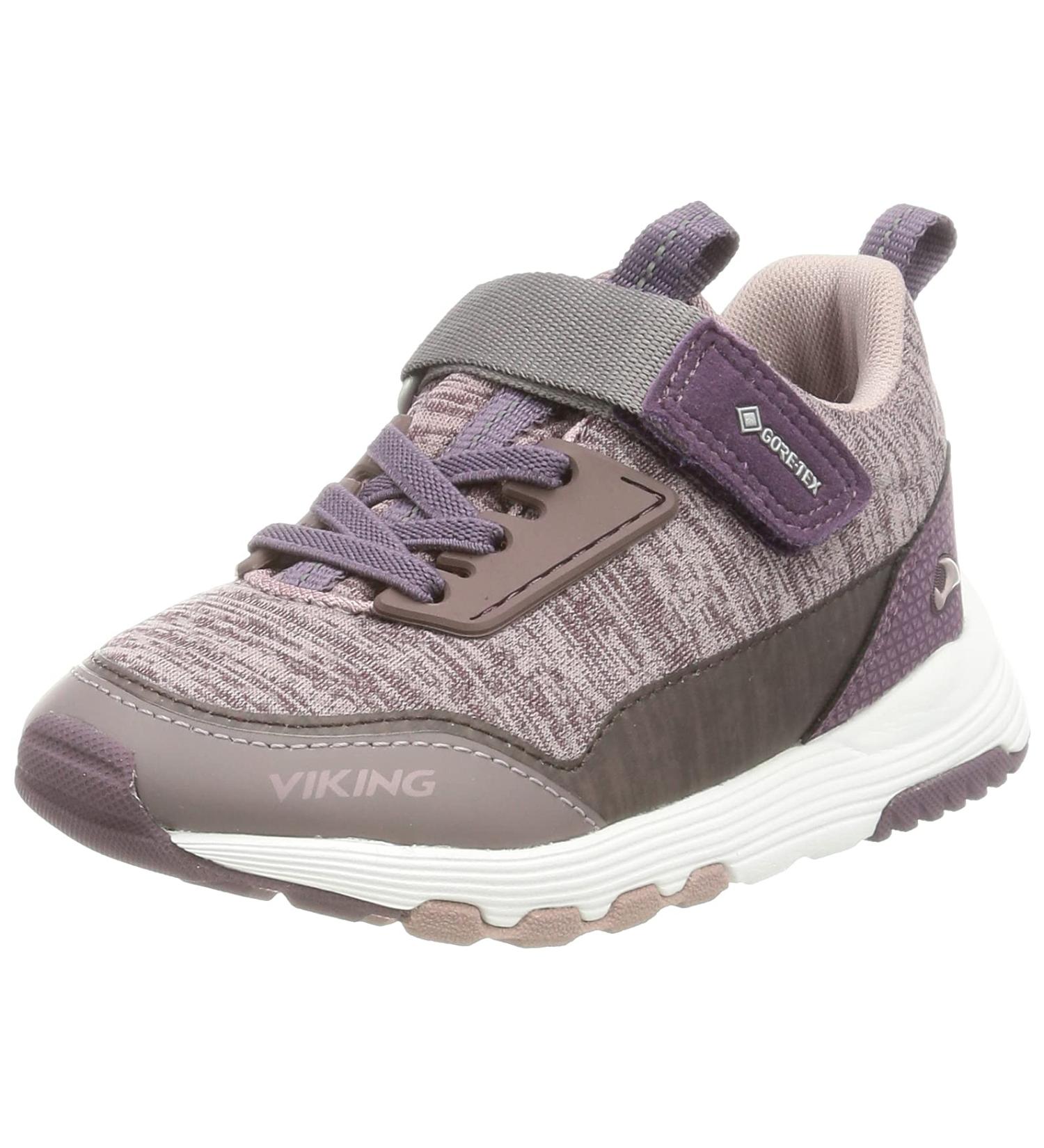 Viking Unisex Kids Arendal Low GTX Rain Shoe - 22 EU - Plum Dusty Pink | International Shipping Available - Buy Online on SooperMarket.com