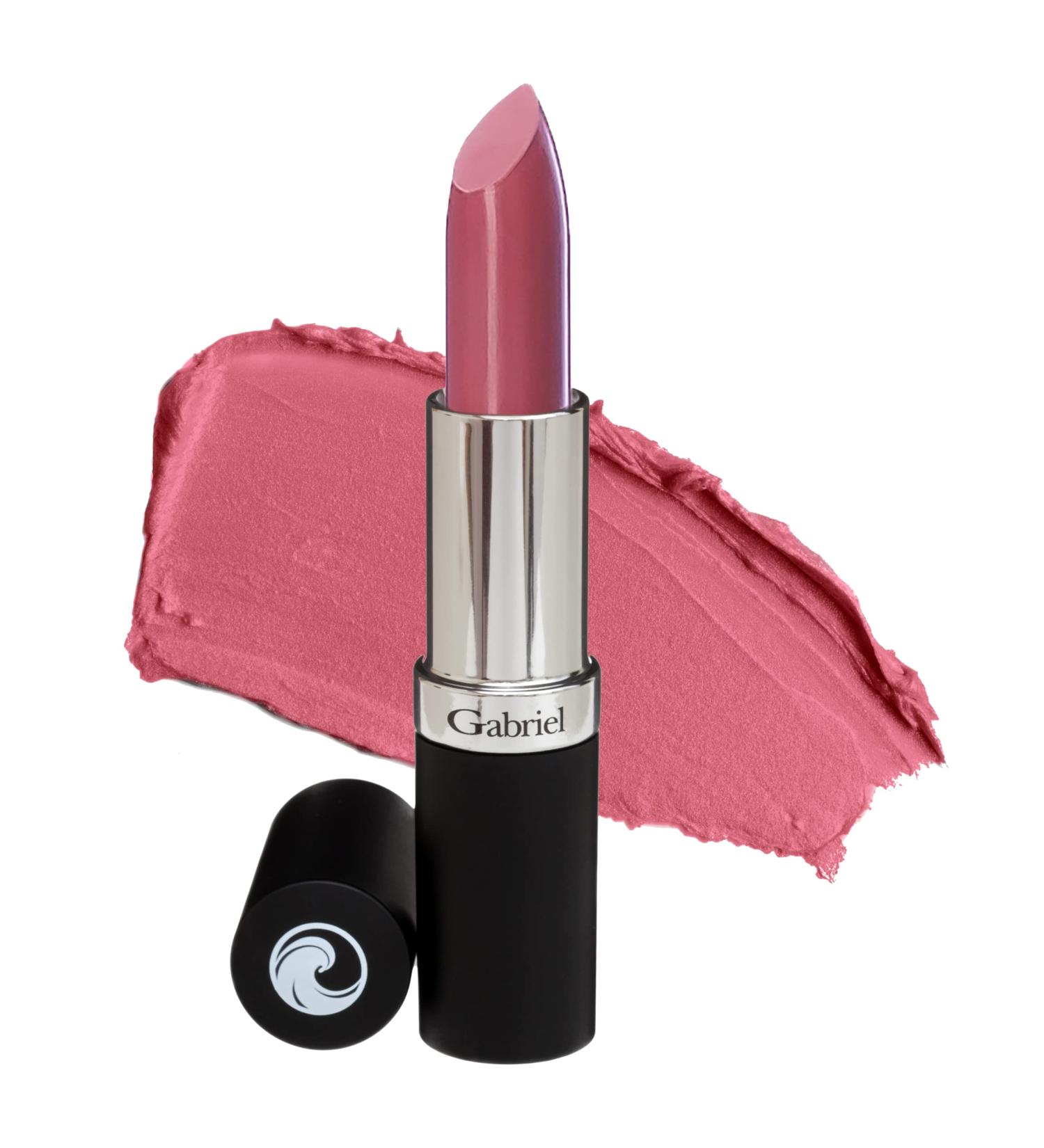 Gabriel Cosmetics Lipstick - Soft Berry Rosy Nude/Cool Creme - Natural, Paraben-Free, Vegan - 0.13 Oz - Buy Online on SooperMarket.com