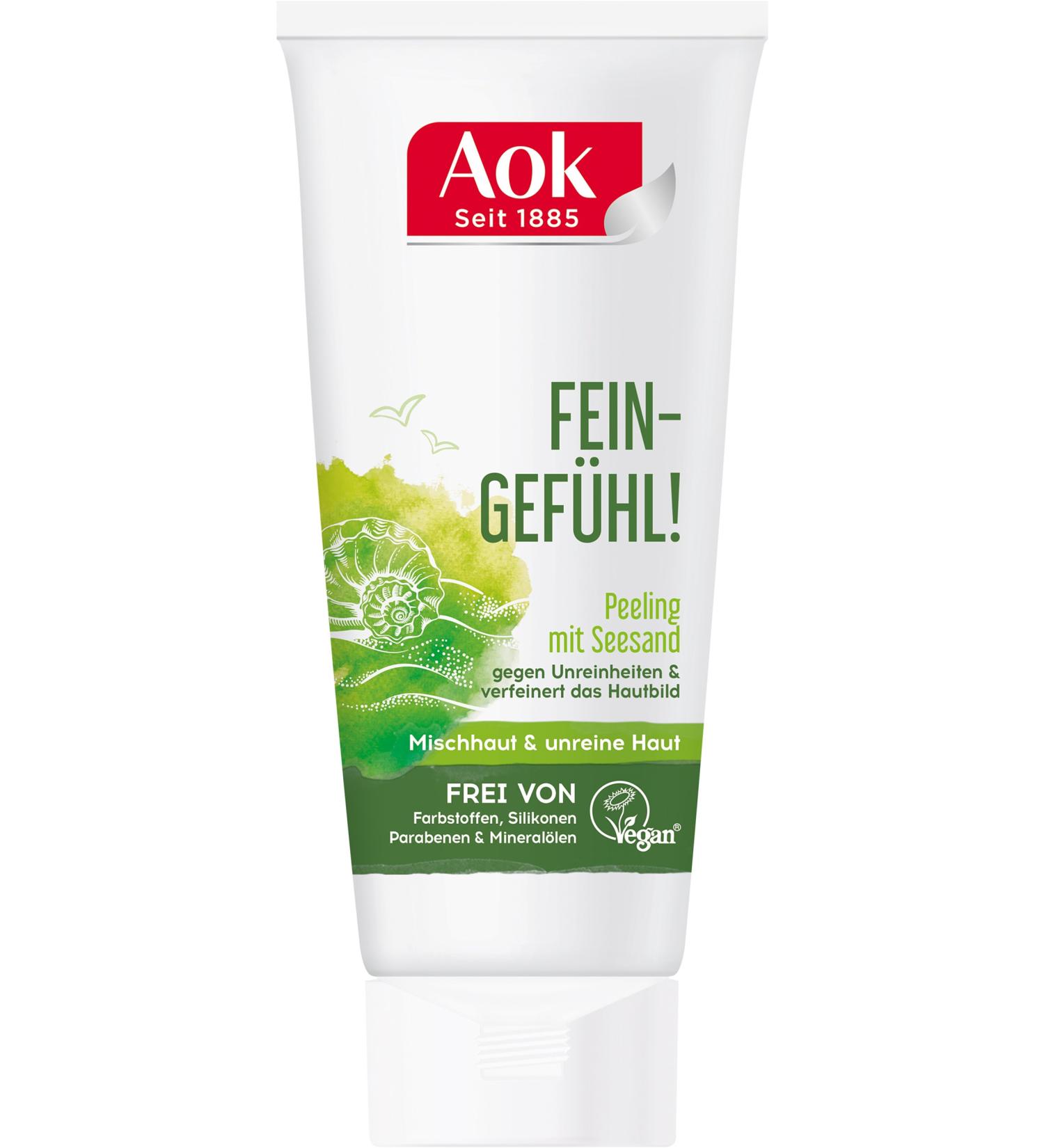 Aok Sea Sand Peeling with White Tea - 6 x 100 ml | Exfoliating Skin Care | International Shipping Available - Buy Online on SooperMarket.com