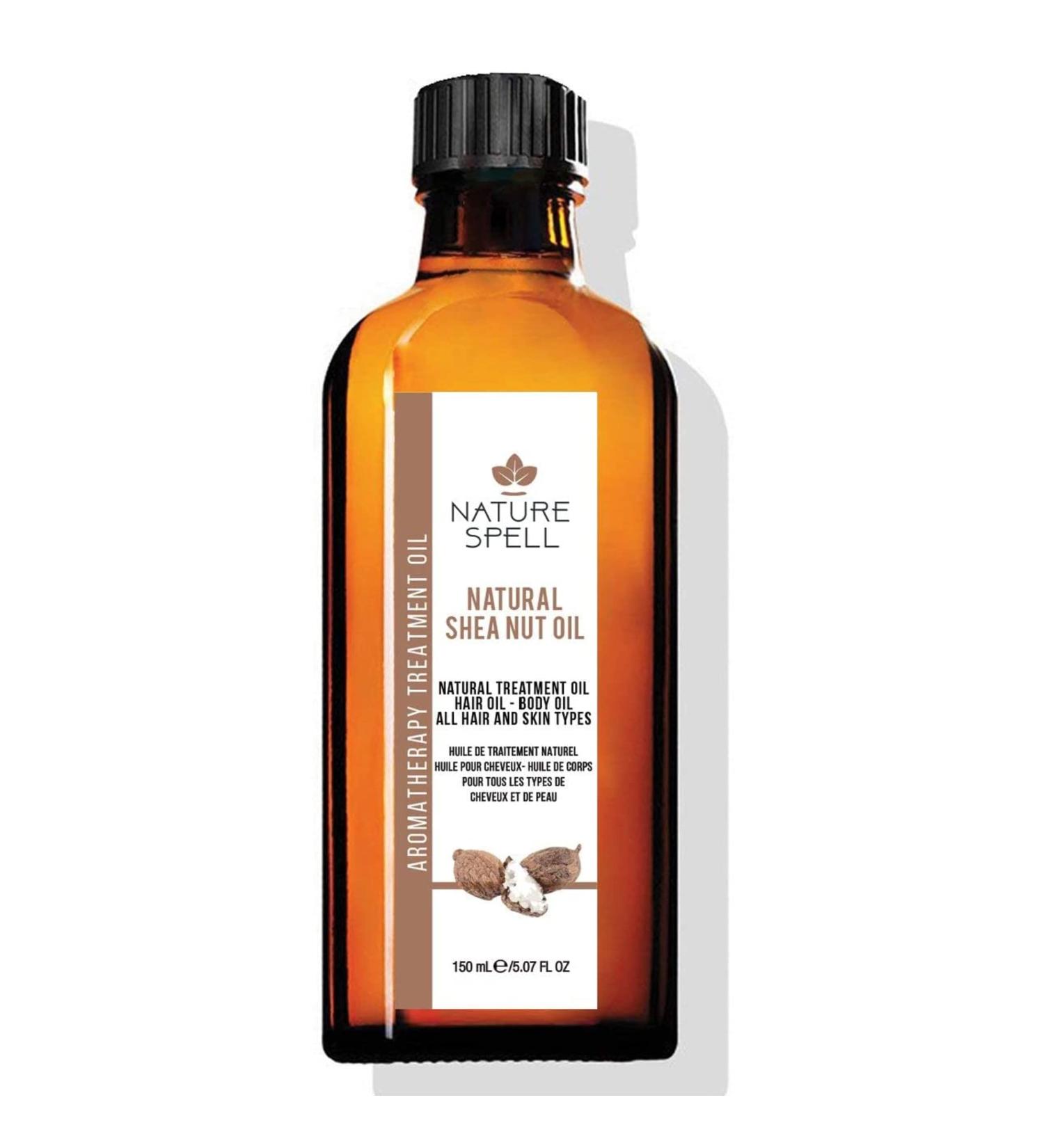 Nature Spell Shea Nut Oil for Hair & Body - 150ml | Hydrating Nourishing & International Shipping - Buy Online on SooperMarket.com