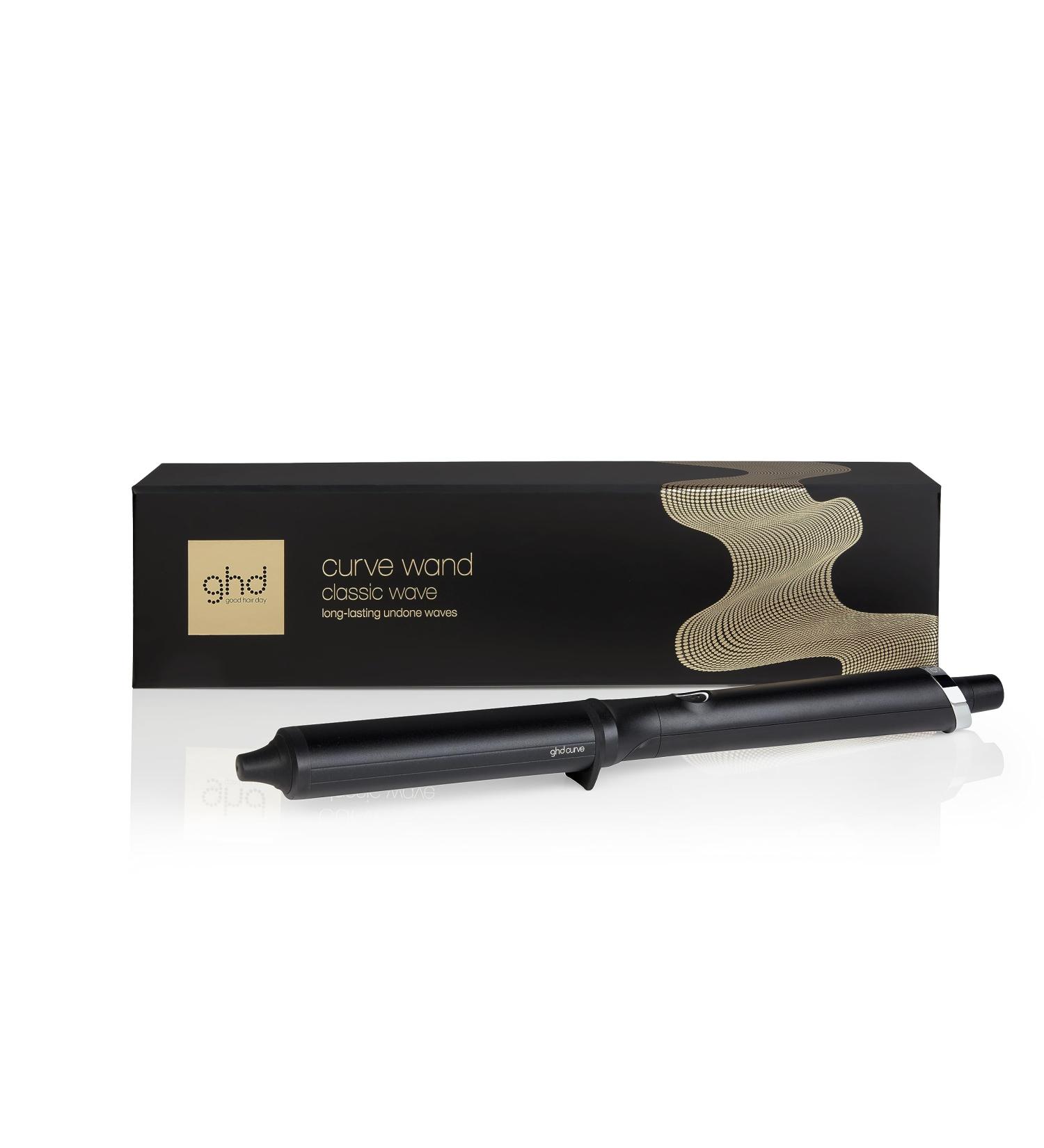 ghd Curve Classic Wave Wand 38mm - 26mm Oval Barrel | Optimum Styling Temp 185 C | Long-lasting Texture | Hollywood Waves | Auto Sleep Mode - Buy Online on SooperMarket.com