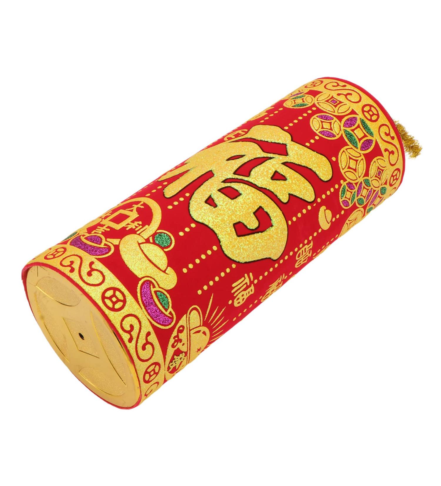 Alipis 1pc Chinese New Year Decoration Car Decor Car Trim Front Door Sitting on The Flannel Red Red 18x6cm - Buy Online on SooperMarket.com